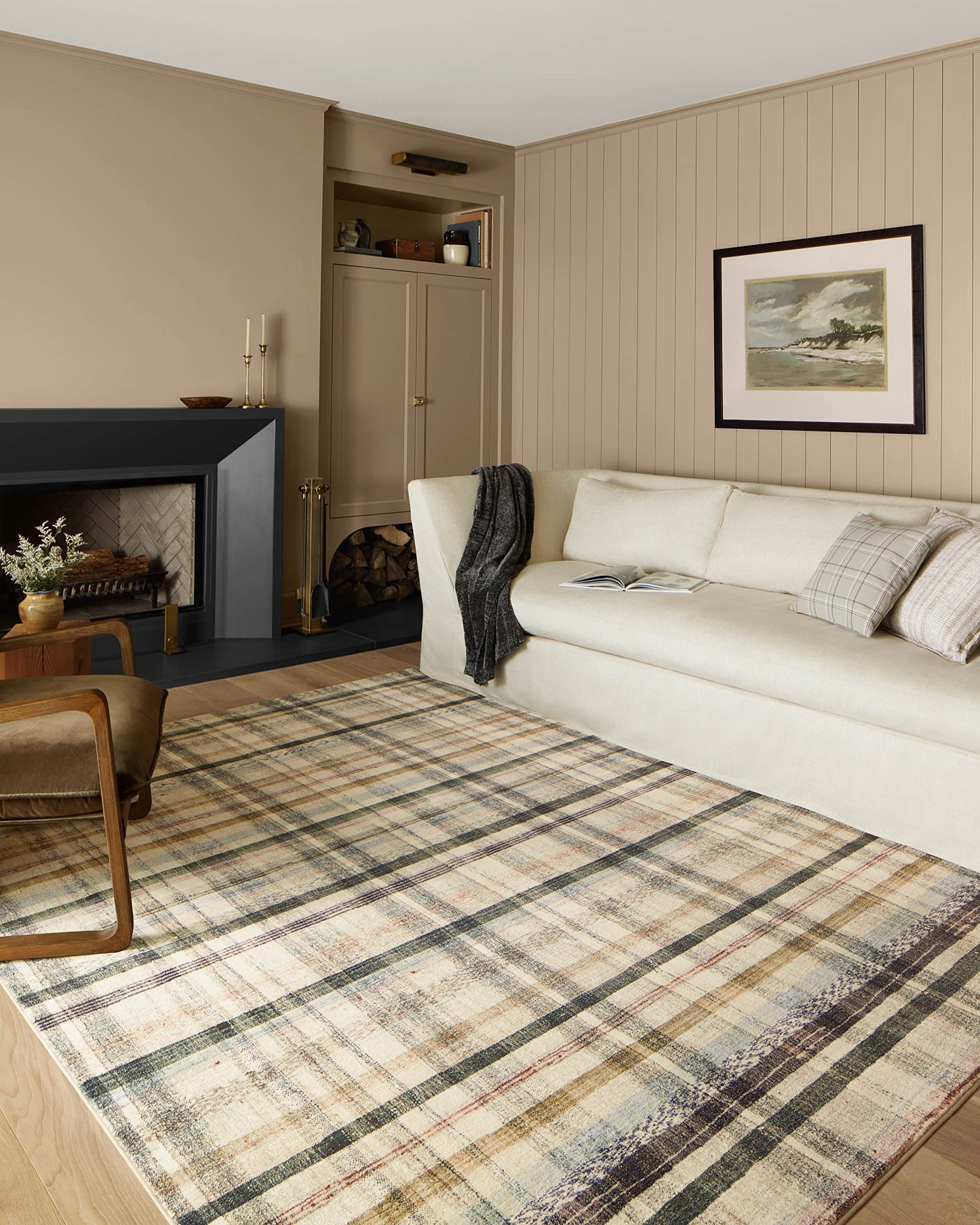 Loloi Chris Loves Julia Humphrey Collection HUM-02 Ivory/Multi 8'-3'' x 11'-3'' .38" Pile Height, Area Rug feat. CloudPile