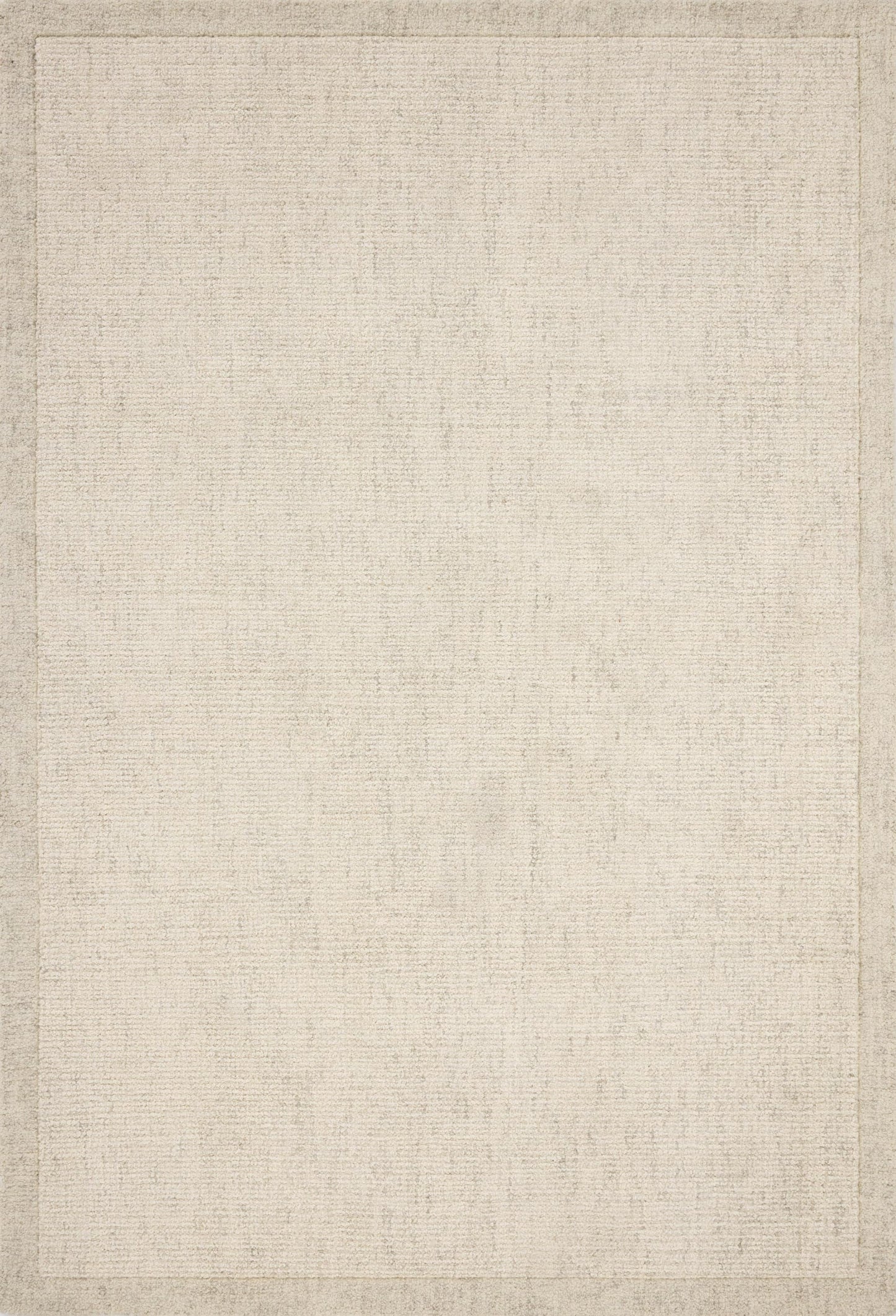 Loloi Magnolia Home by Joanna Gaines Henley Collection HNY-01 Ivory/Smoke 5'-0" x 7'-6" Area Rug
