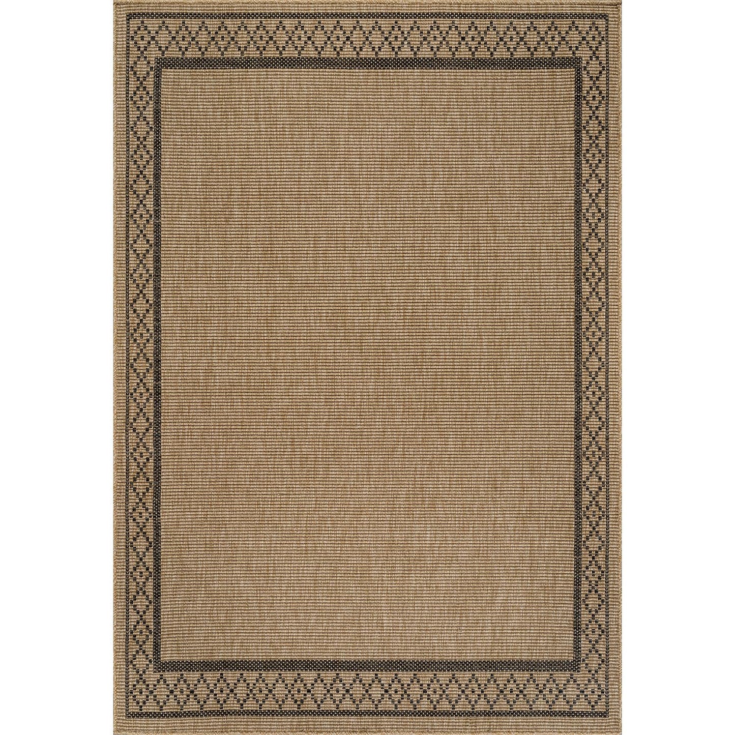 Luul Home Easy Jute Rugs 9x12 Frame Natural Color Living Room Indoor Outdoor Area Rug for Patio and Kitchen Rug High Traffic Washable Easy to Clean Solid Boho Woven Design Carpet (9 x 12)