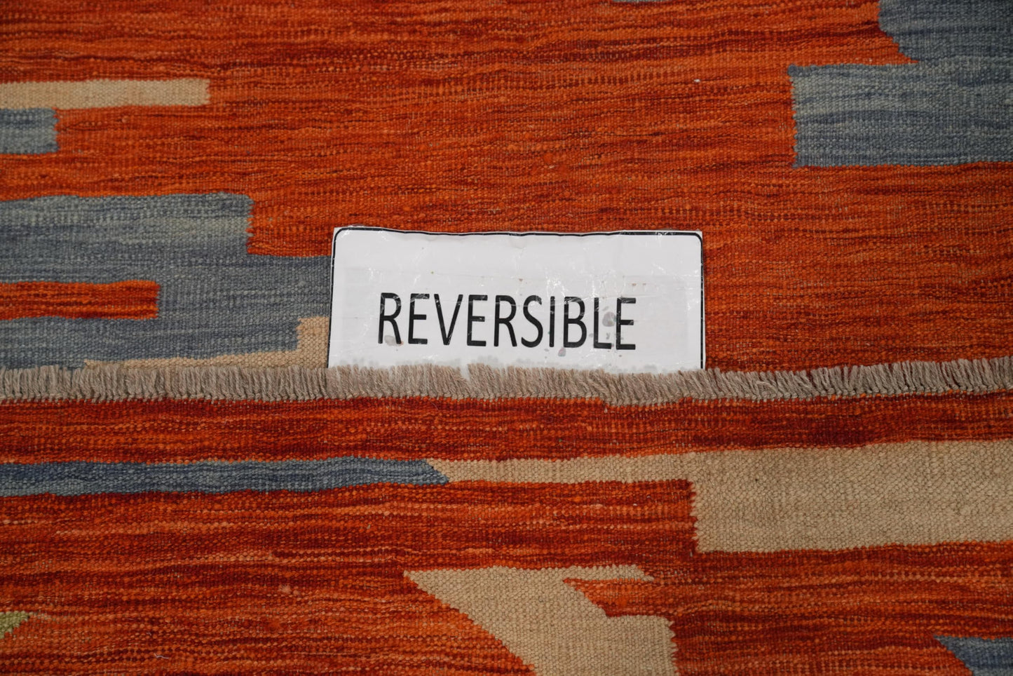Rug Source Southwestern Collection 8x10 Area Rug, Hand Woven Oranges & Rust Modern Rug, Oriental 100% Wool Carpet for Bedroom, Living Room, Dining Room