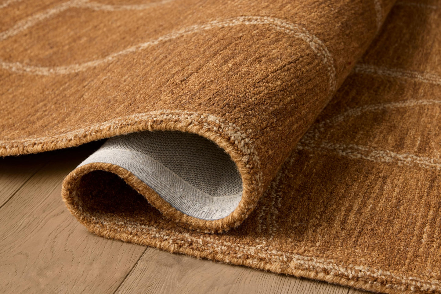 Loloi Jeremiah Brent Barrow Collection BAR-03 Clay/Natural 7'-9" x 9'-9" Area Rug