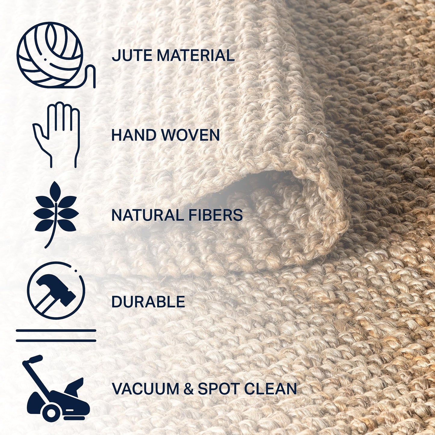 JONATHAN Y Handwoven Jute Fringe Natural Runner Rug, 2x8, Pata, Bohemian, Rustic, Cottage, Easy-Cleaning for Living Room, Bedroom, Kitchen, Non-Shedding (NRF103A-2)