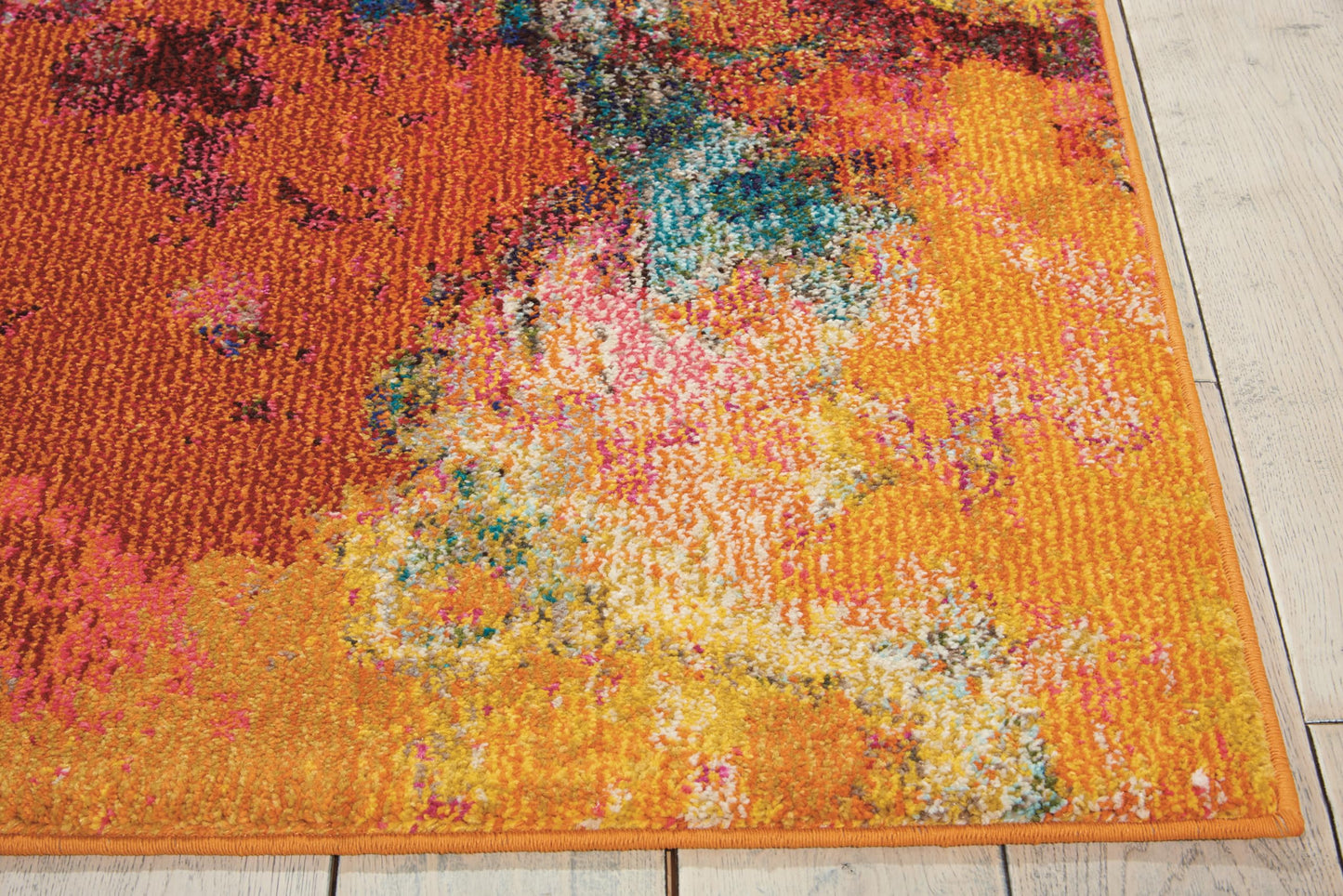 Nourison Home Celestial Palette 5'3" x 7'3" Area Rug - Easy Clean, Non Shedding, Bed Room, Living Room, Dining Room, Kitchen (5' x 7')