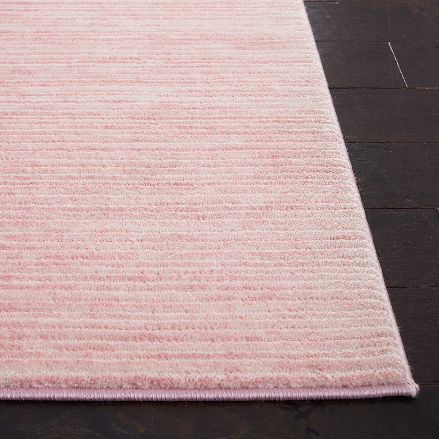 SAFAVIEH Area Rug 6x9 - Vision Collection - Pink, Modern Ombre Design, Non-Shedding & Easy to Clean, Ideal for Living Room, Bedroom, Dining Space (VSN606U)