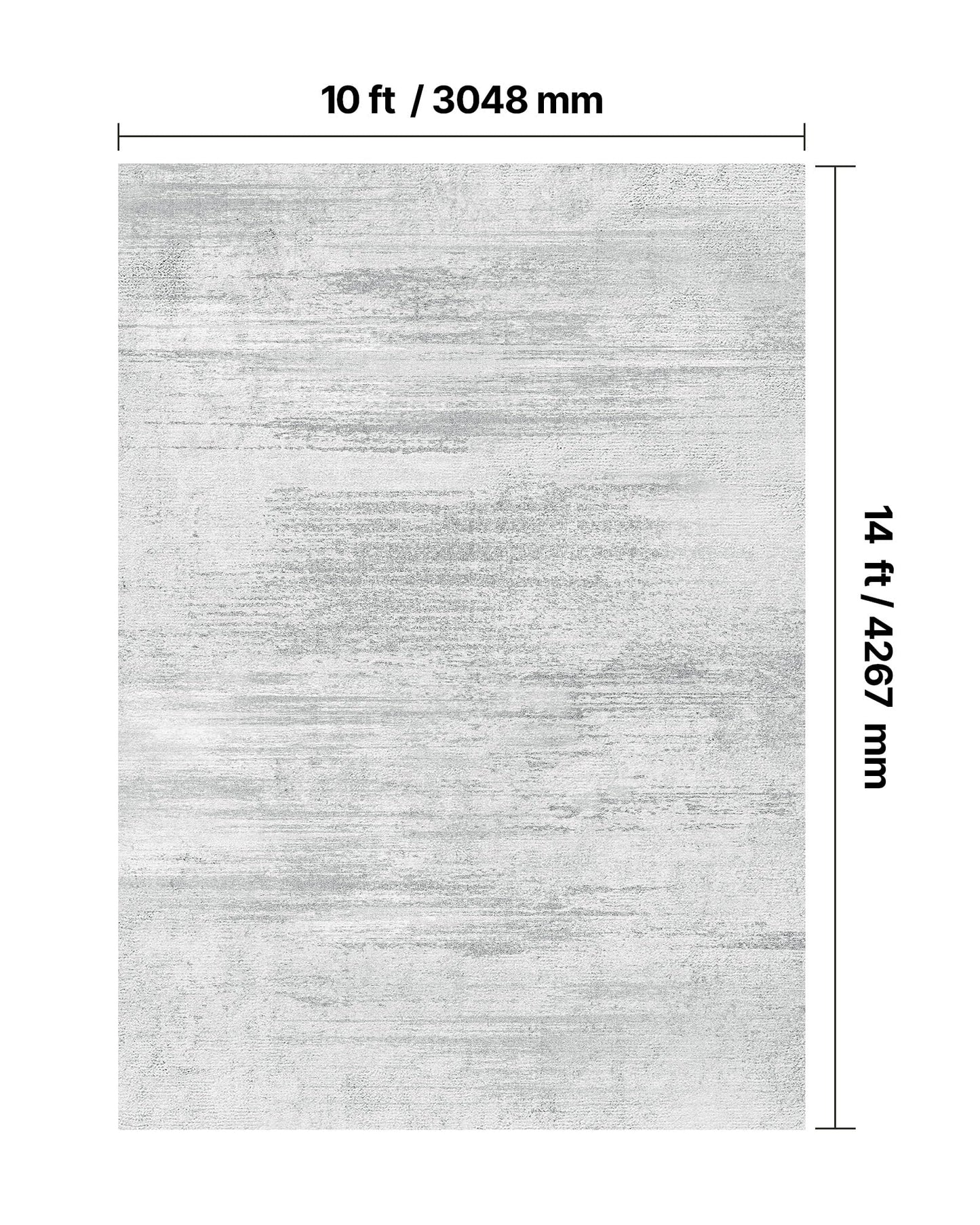 VEVOR 10 x 14 ft Area Rug Large Washable Rug Non-Slip and Tear-Resistant Soft Carpet Pet & Child Friendly Modern Area Rugs Indoor Mat for Bedroom Office Living Room Kids Room Entryway Gray