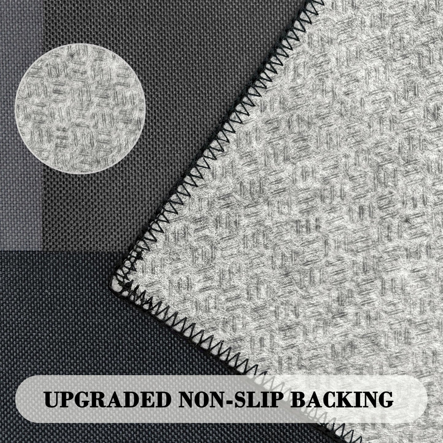 Tyrot Modern Geometric 5x7 Area Rugs Non Slip Mid Century Washable Rug Black and White Grey Abstract Ultra Thin Linen-Look Indoor Outdoor Rug for Living Room Bedroom Dining Room, Home Office