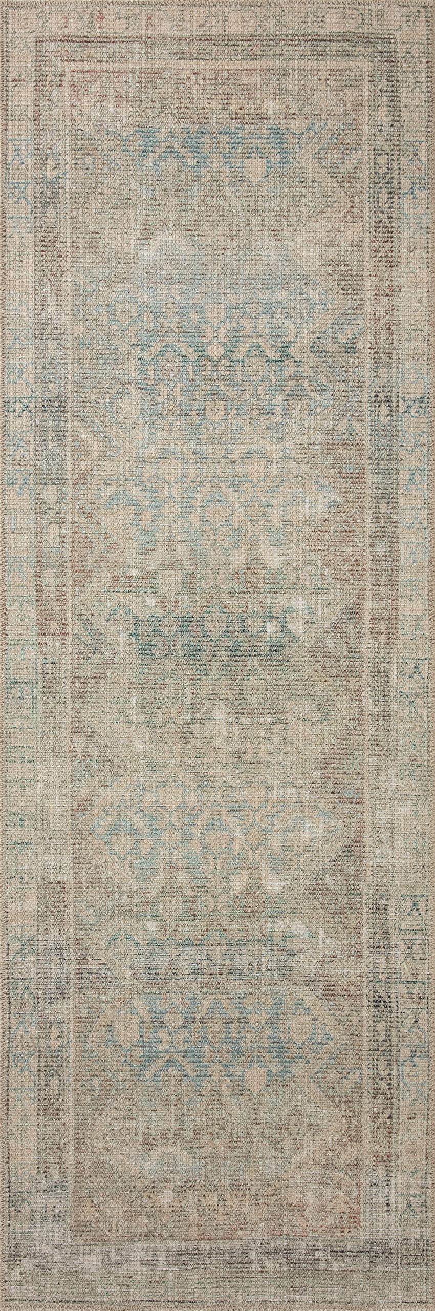 Loloi Angela Rose Aubrey Collection AUB-03 Jade/Natural 10'-0" x 14'-0", .19" Pile Height, Area Rug