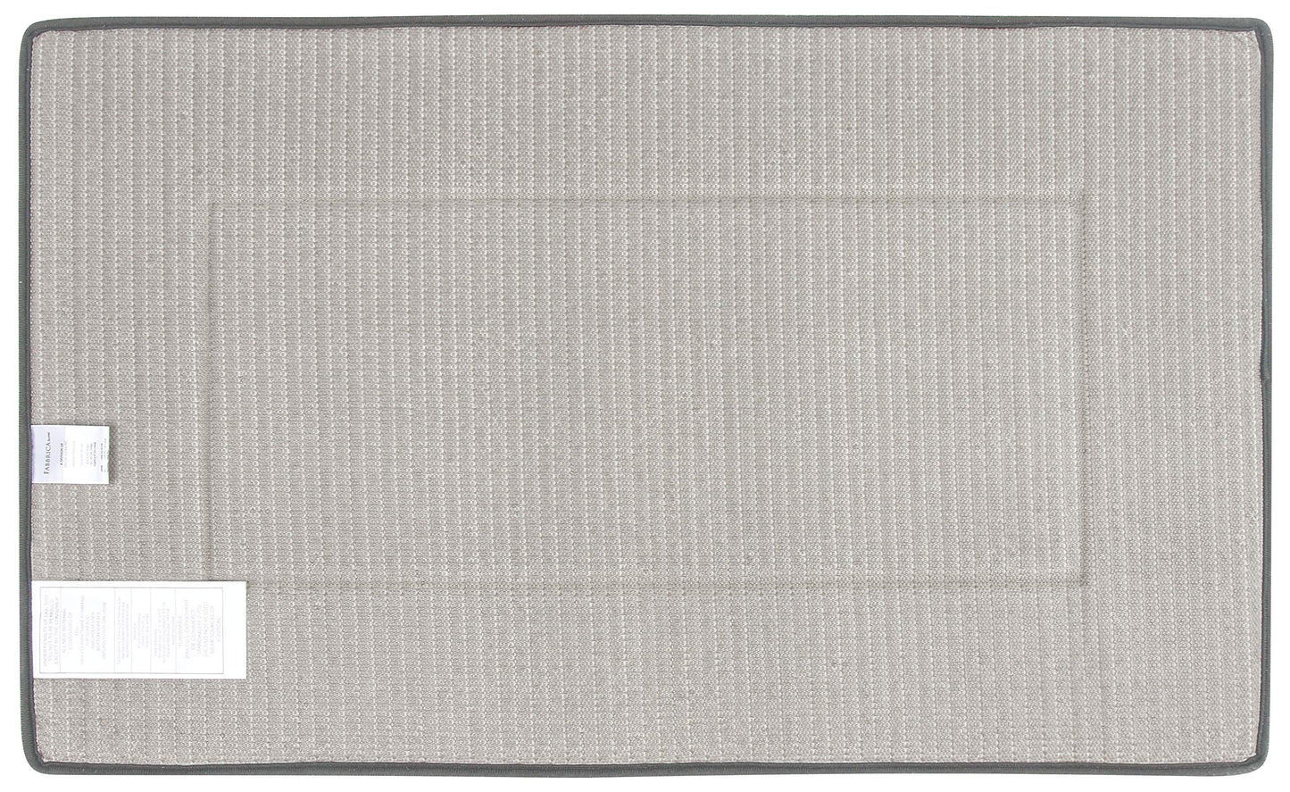 Fabbrica Home Ultra-Soft High Density Memory Foam Runner (21in x 34in) Grey