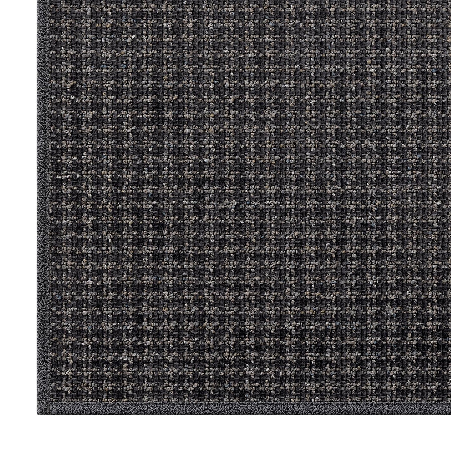 LUMI Thin Indoor Door Mat 24''x36'', Traps Dirt and Moisture, Non-Slip Rubber Backing Mats, Modern Inside Doormat for Home Entrance, Entryway, Patio & Porch, Dark Gray