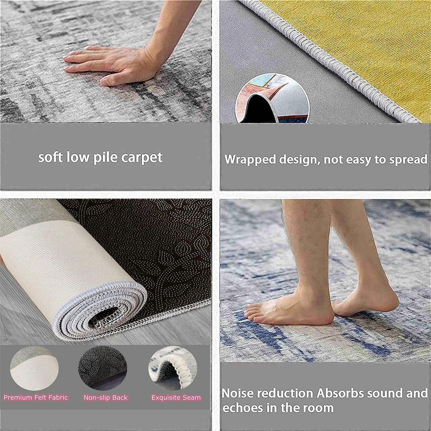 Guitar Print Living Room Rug, 3x4ft, Rock Music Guitar Bass Indoor Rugs, Cozy Thin Fade Resistant Home Decor Rug, Foldable Soft Durable Non Skid Washable Carpets for Kids Teen Bedroom