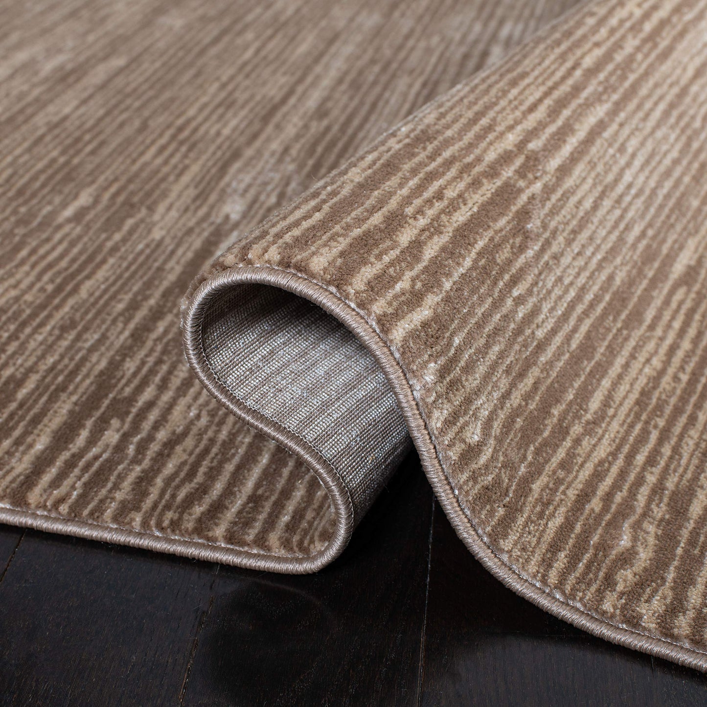 SAFAVIEH Area Rug 9x12 - Vision Collection - Large - Light Brown, Modern Ombre Design, Non-Shedding & Easy to Clean, Ideal for Living Room, Bedroom, Dining Space (VSN606C)