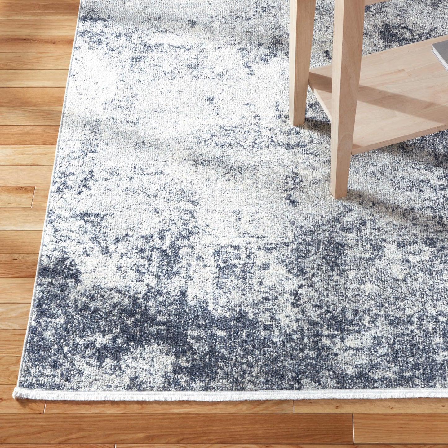 Town & Country Everyday Rein Abstract Cloud Everwash® Washable Area Rug with Non-Slip Backing, Pet Friendly Rug, Blue/Grey, 7'10"x10'2"