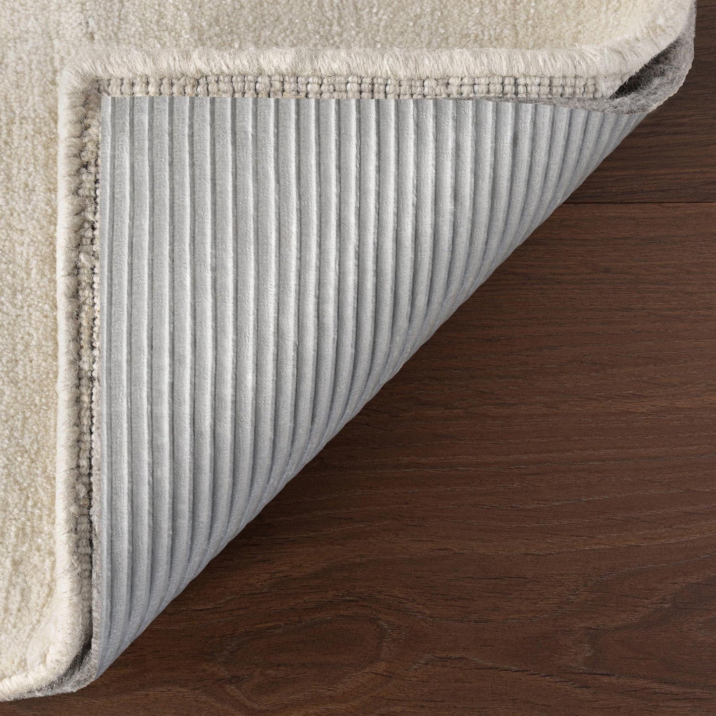 nuLOOM Gavin Oval 8' x 10' Rug Pad for Living Room Bedroom Dining Room Kitchen, Gavin Grey