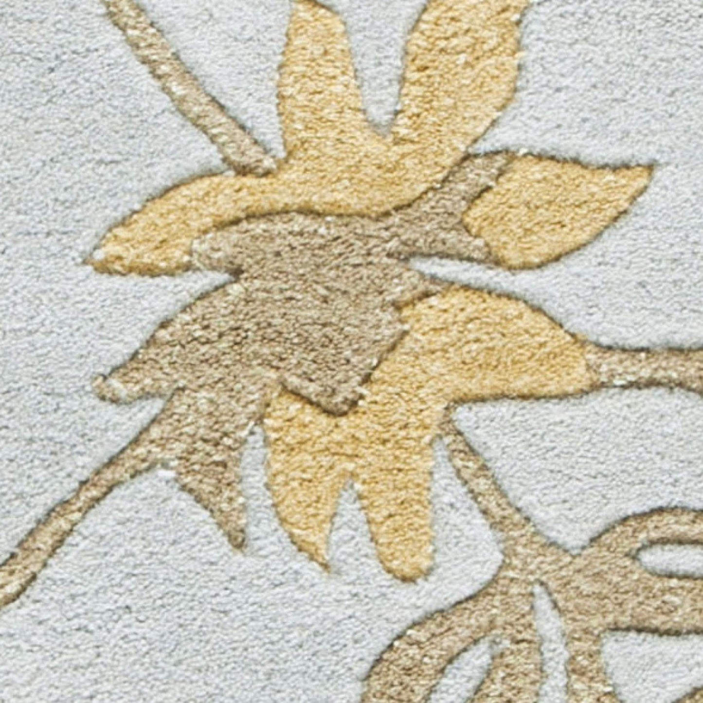 SAFAVIEH Soho Collection 5' x 8' Light Blue SOH313A Handmade Premium Wool & Viscose Area Rug