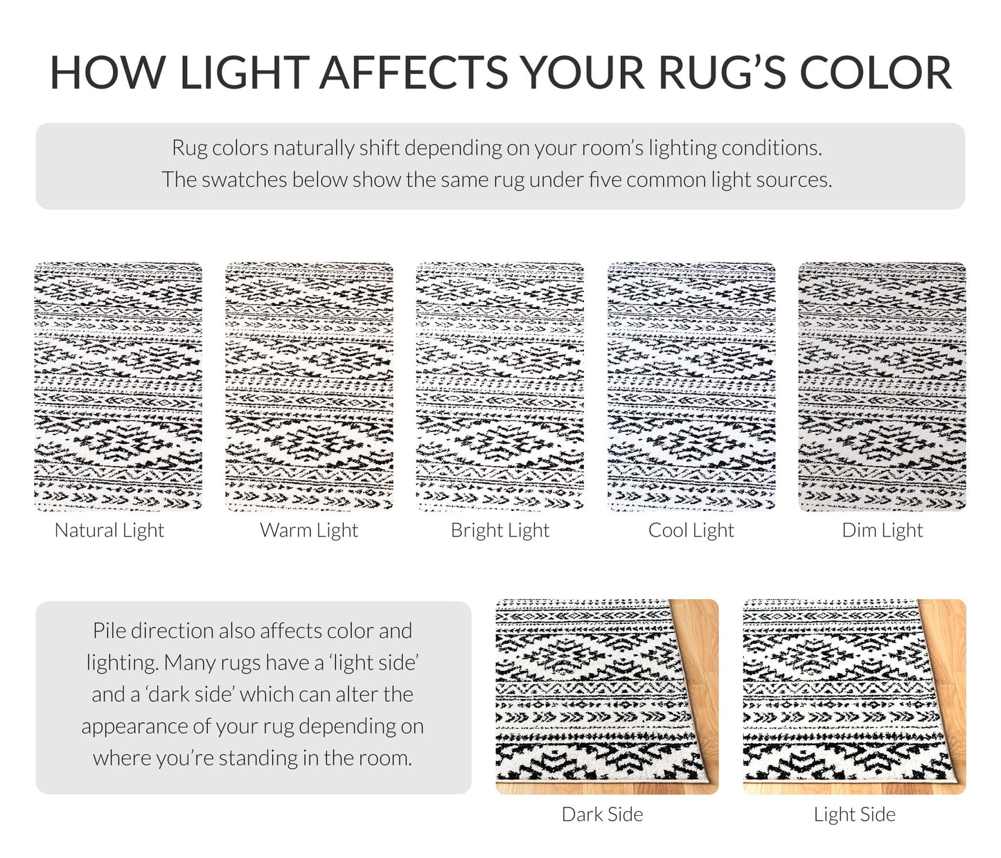 SAFAVIEH Area Rug 6x9 - Tulum Collection - Ivory & Black, Moroccan Boho Tribal Design, Non-Shedding & Easy to Clean, Ideal for Living Room, Bedroom, Dining Space (TUL272B)
