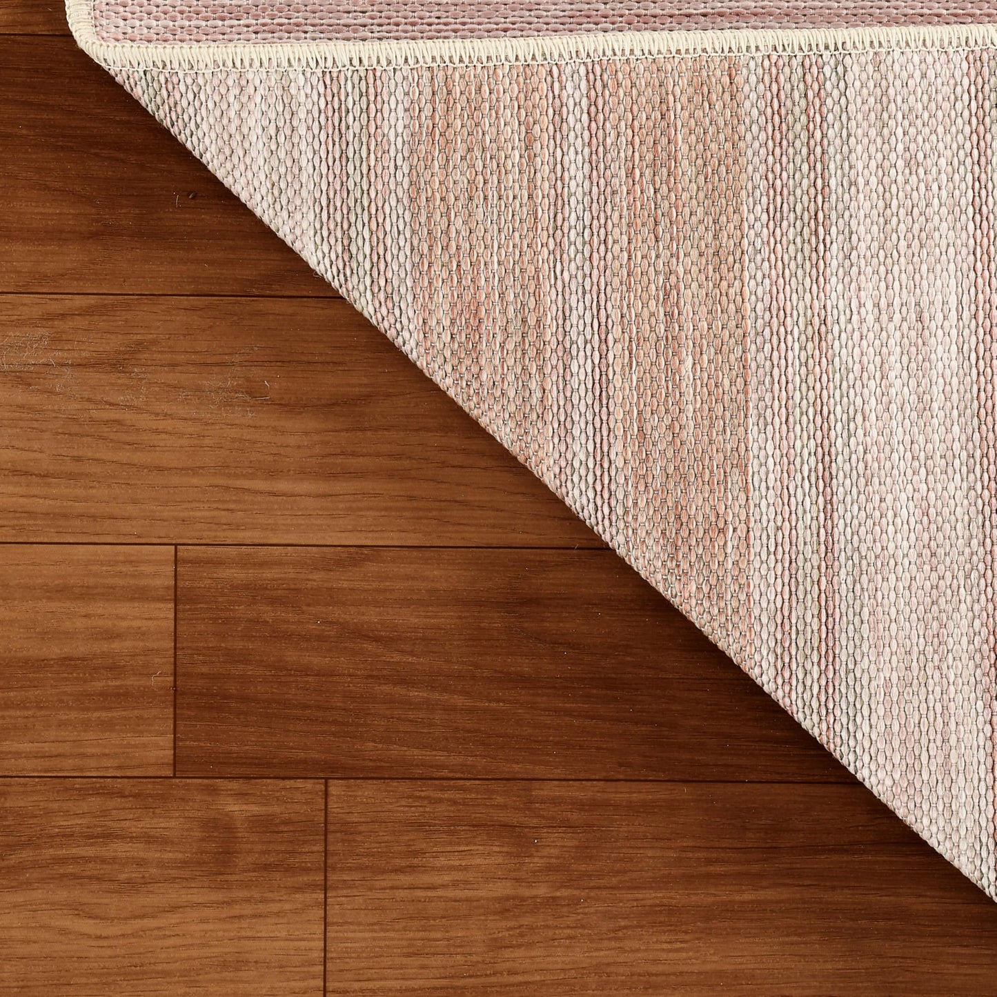 Laura Ashley Doreen Indoor Outdoor 8'x10' Area Rug Clementine Stripe Pink