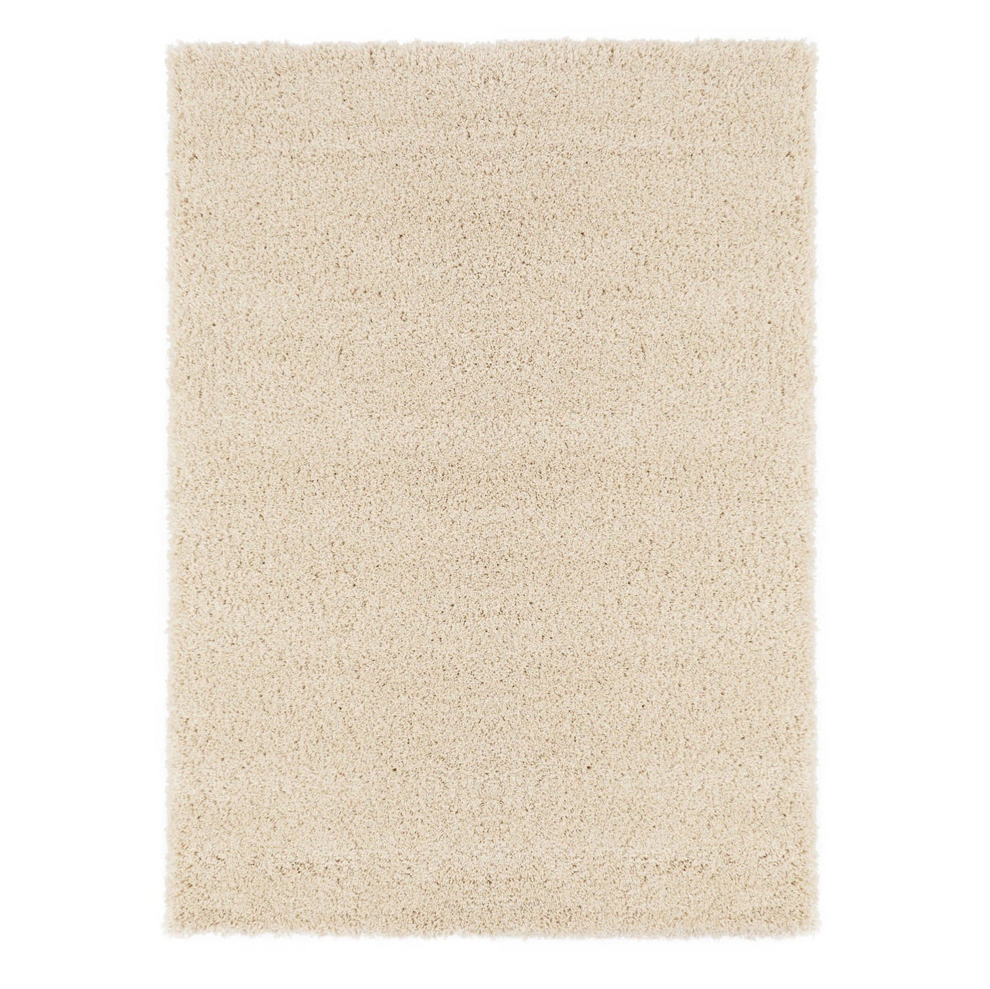 Ottomanson 7'10" x 9'10" Shaggy Area Rug - Plush & Cozy Carpet for Bedroom, Living Room & Nursery - Non Shedding & Durable for High-Traffic Areas, Ivory