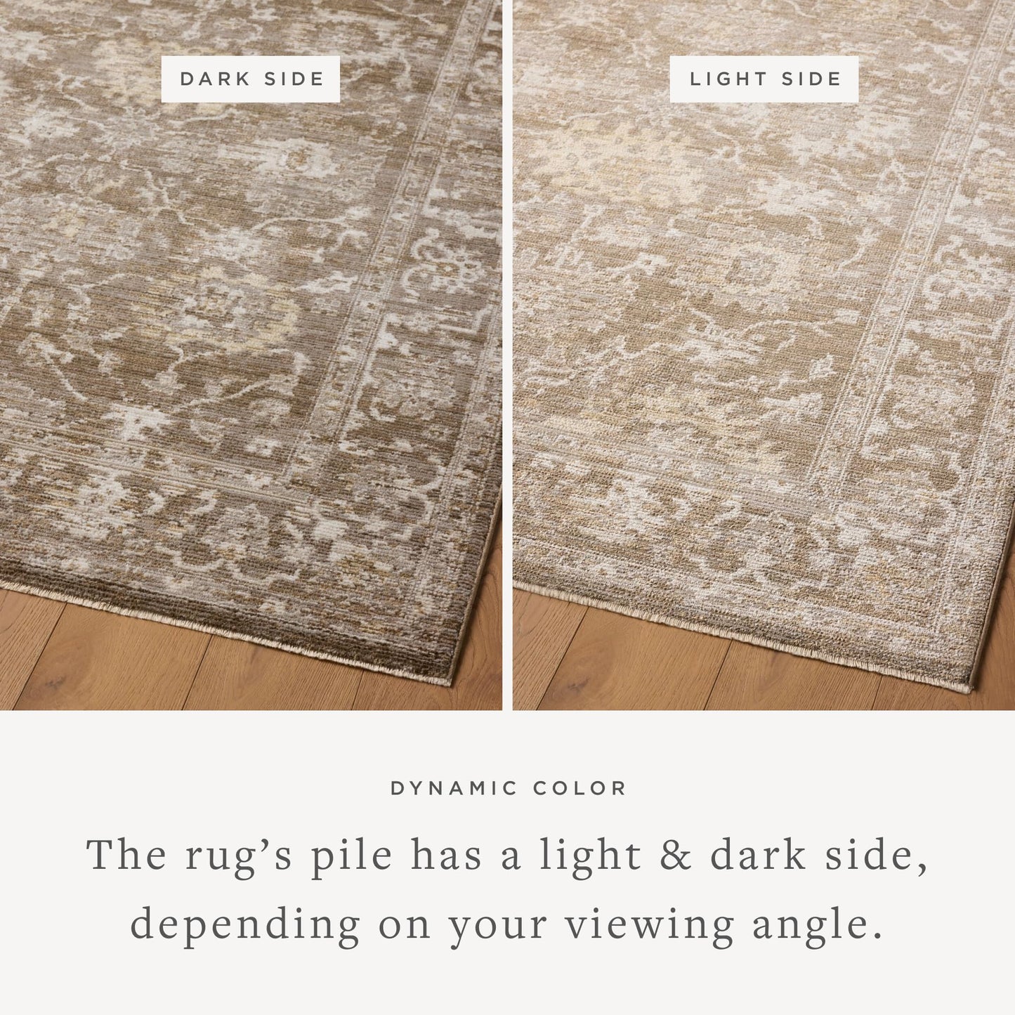 Loloi Magnolia Home by Joanna Gaines Pace Collection PAC-01 Bark/Natural 11'-6" x 15'-4" Area Rug