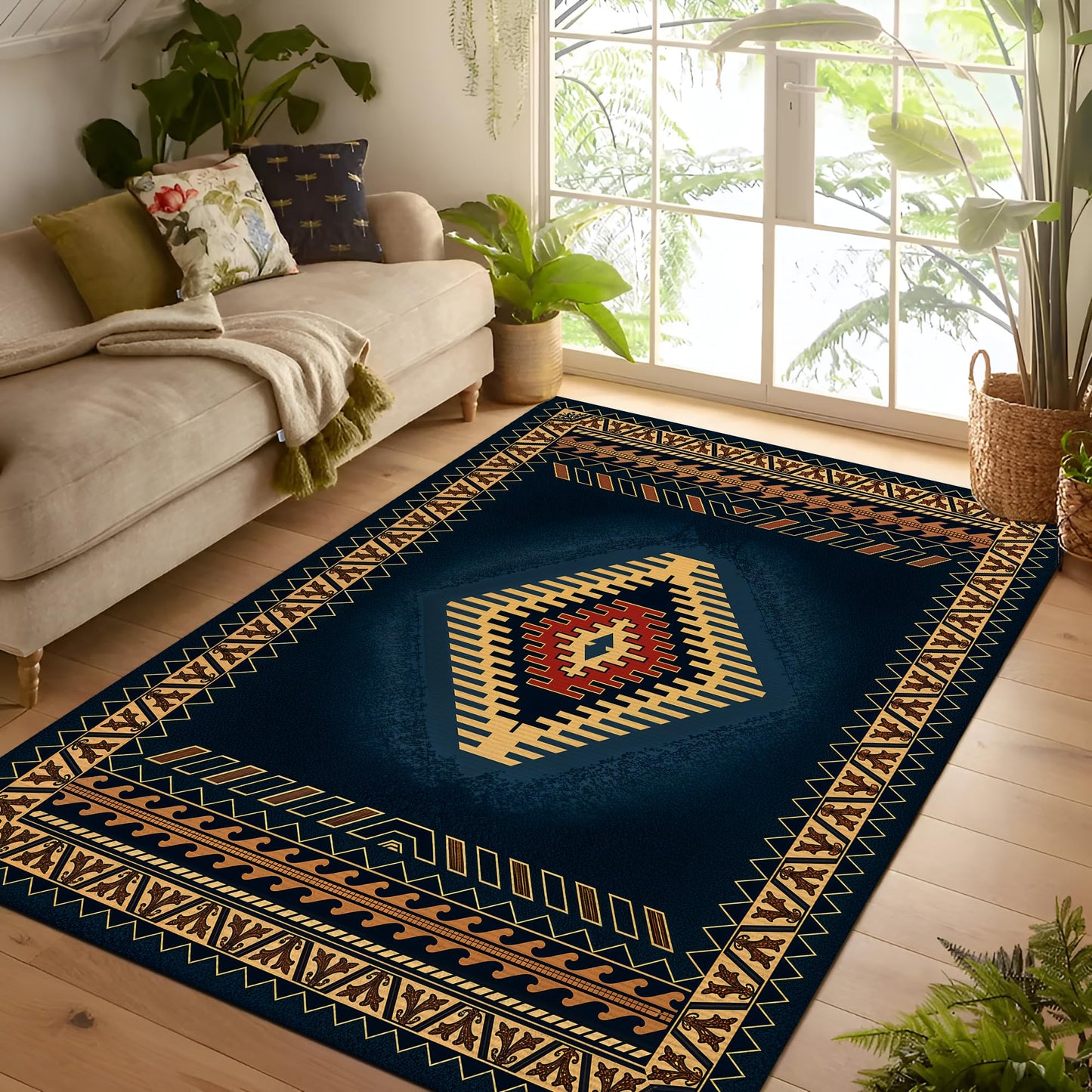 ACANTILA DECOR Southwestern Boho Tribal Area Rug 3x5 ft