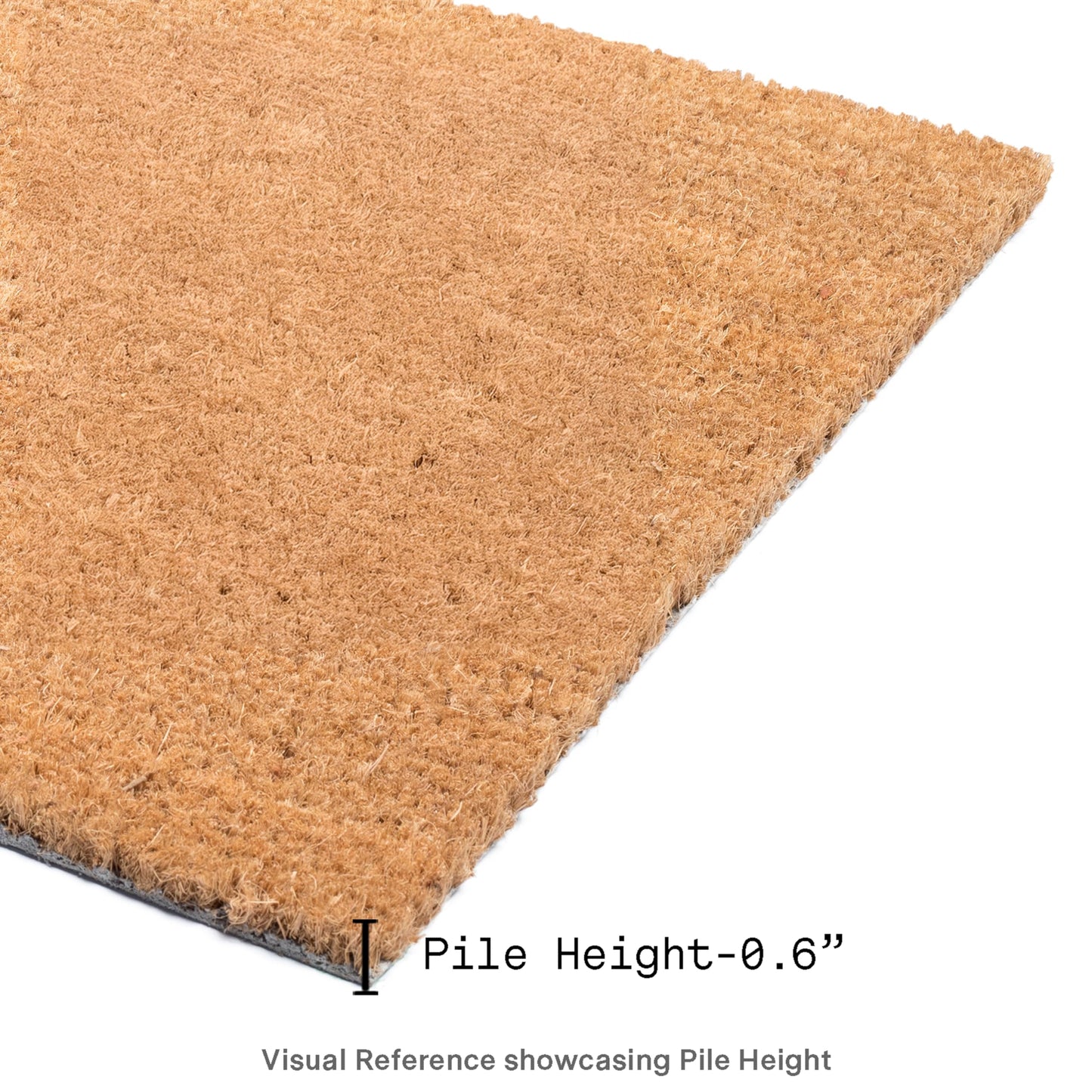 Fab Habitat Non Slip Doormat - Durable, Thin - Natural Coir & Rubber - Entryway, Front Door, Porch, Patio - Birds On Branch Doormat - 24" x 36" Non-Slip