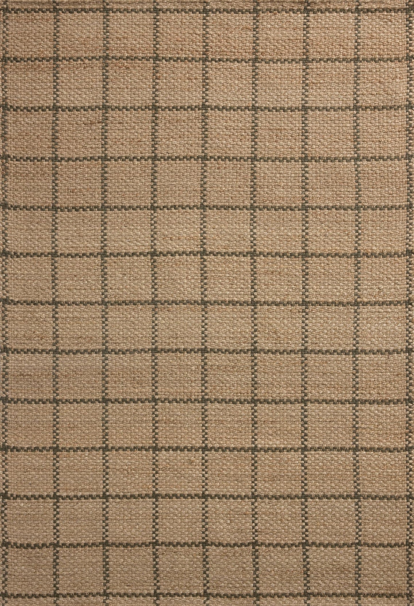 Loloi Chris Loves Julia Fletcher Collection FLE-01 Natural/Olive 5'-0" x 7'-6", .37" Pile Height, Area Rug