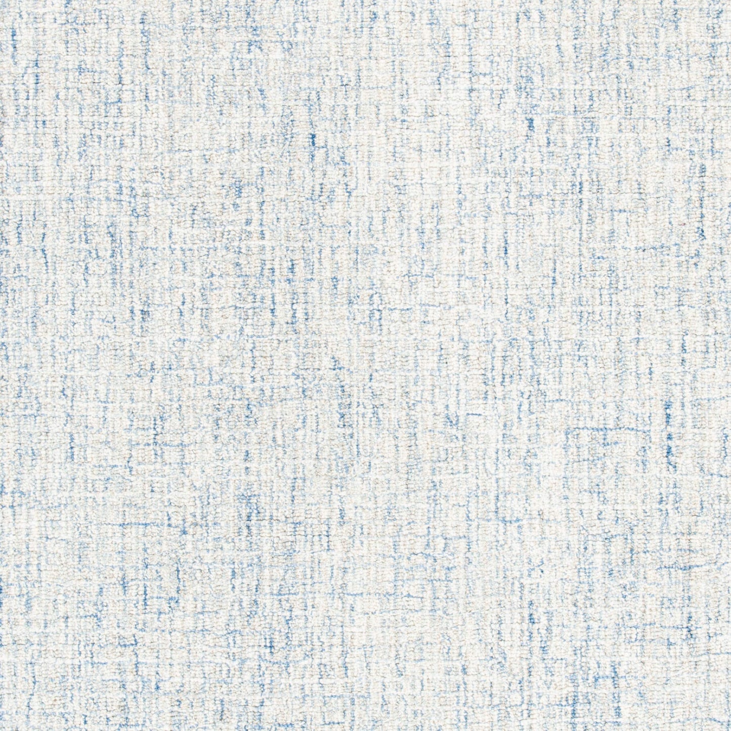 SAFAVIEH Abstract Collection Accent Rug - 4' x 6', Ivory & Blue, Handmade Wool, Ideal for High Traffic Areas in Entryway, Living Room, Bedroom (ABT471M)