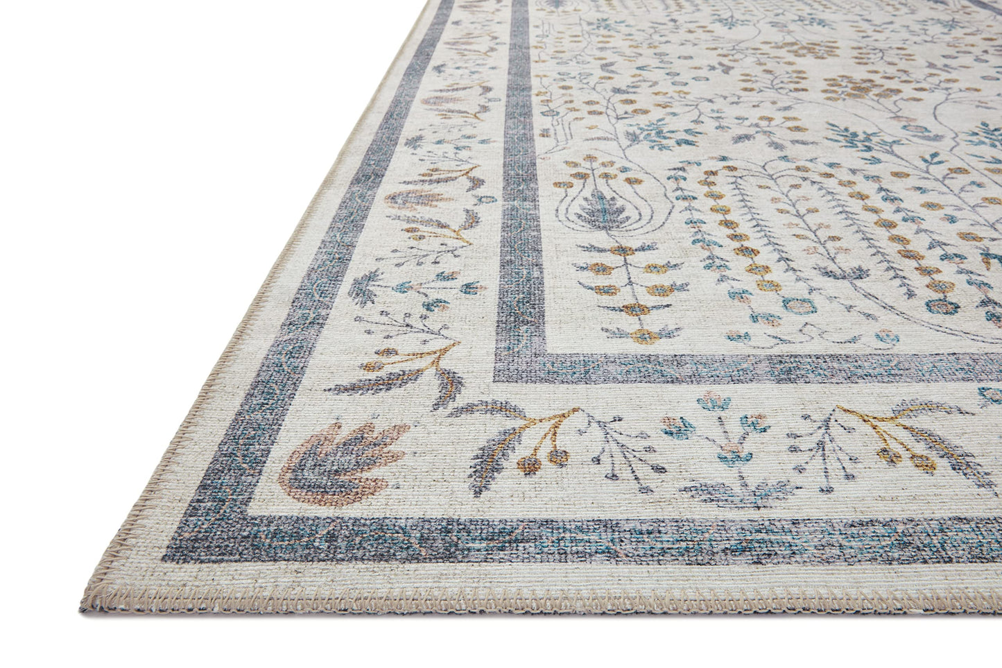 Loloi Rifle Paper Co. Maison Collection MAO-05 Wisteria Cream 8'-4" x 11'-6", .19" Pile Height, Area Rug