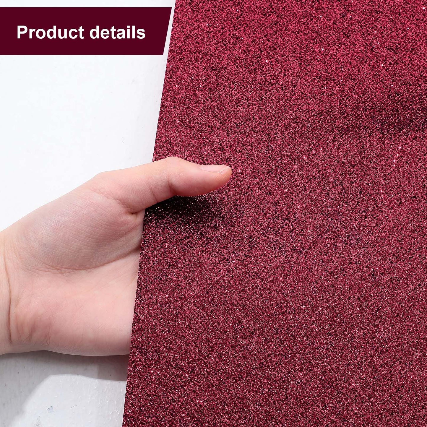 Tatuo Carpet Runner 2.46 x 16.4 Feet Runway Rug 55 GSM Thickness with Carpet Tape for Prom Wedding Outdoor Indoor Hallway Film Festival Party Rug(Dark Wine Red)