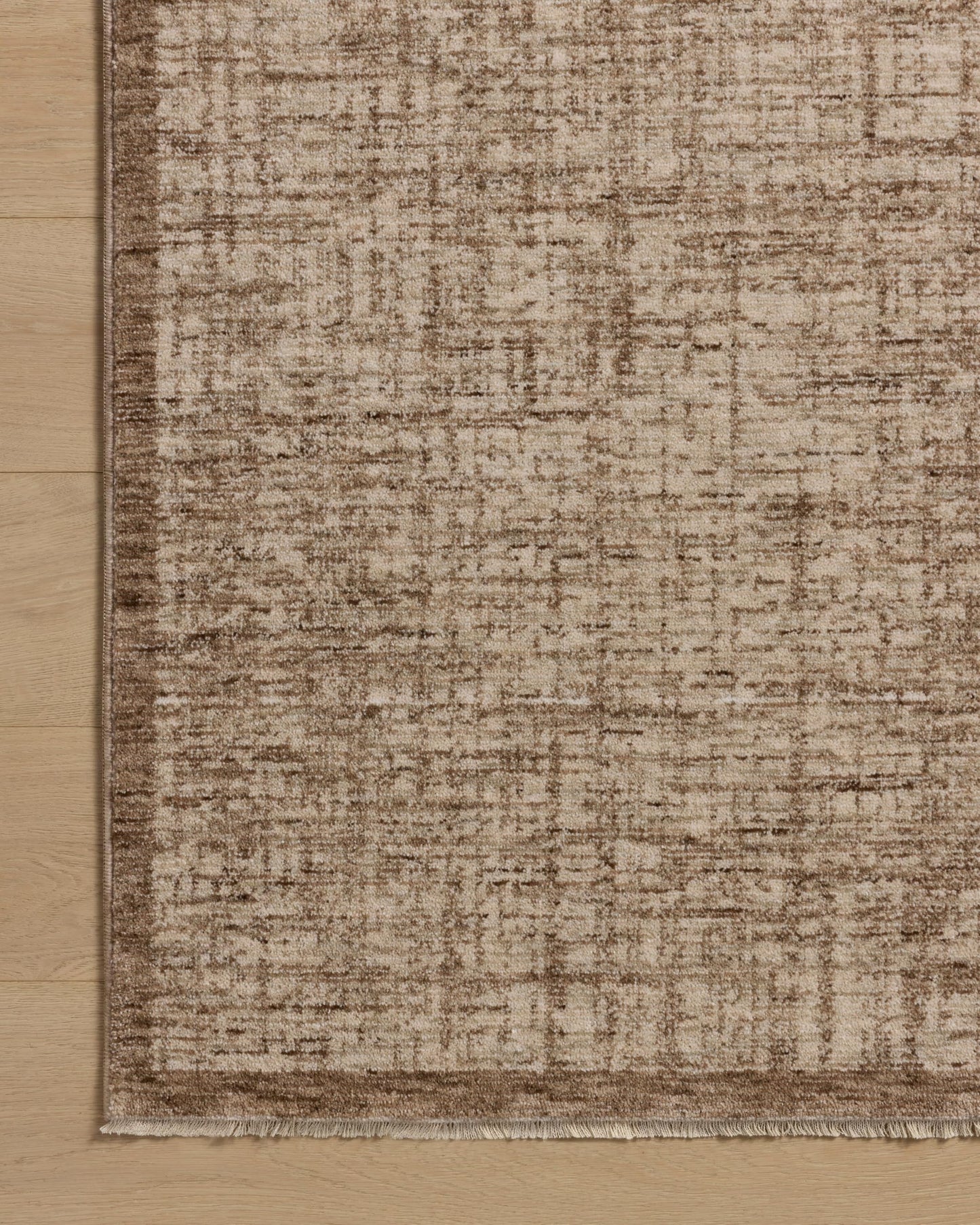 Loloi Winston Collection WIT-01 Earth/Bone 6'-7" x 9'-10", .38" Pile Height, Area Rug, Soft, Durable, Non-Shedding, Easy Clean, Rug for Living Room