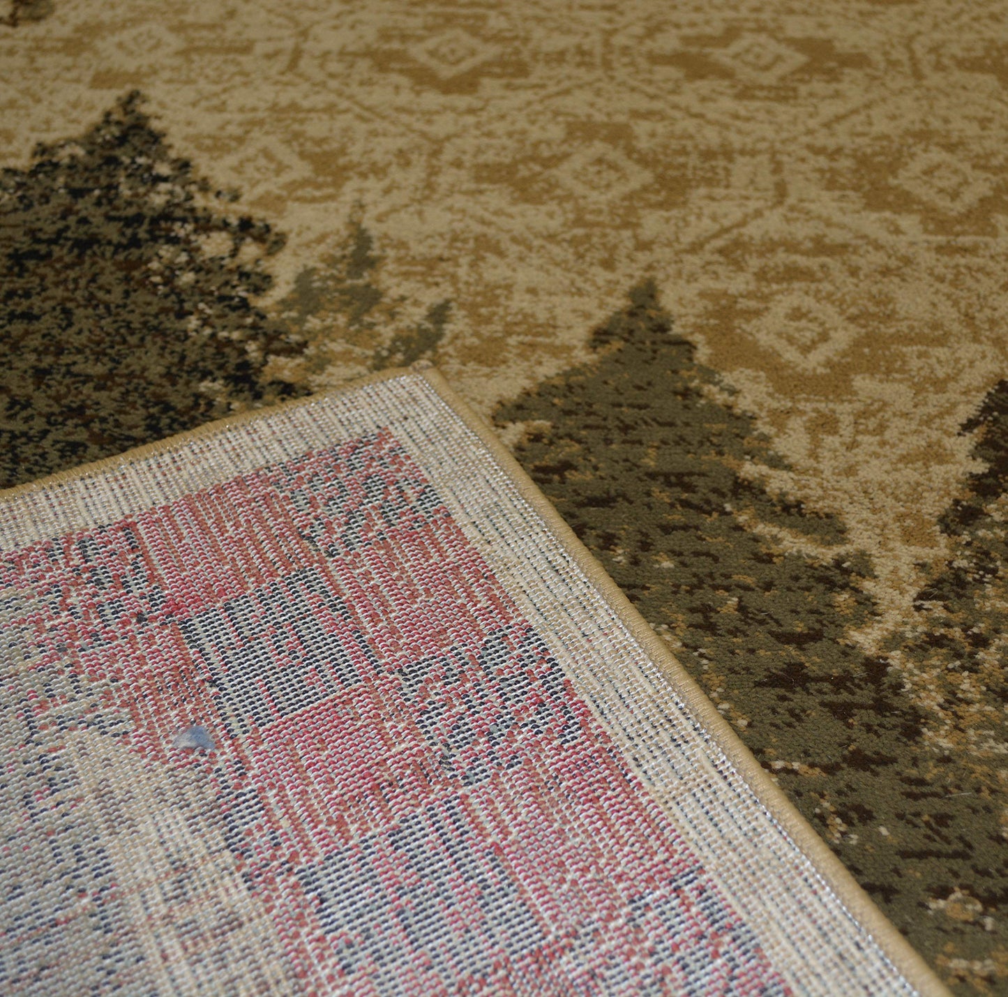 Mayberry Rug AD8342 5X8 AMER DEST Forest Area Rug 5'3"x7'3" Antique