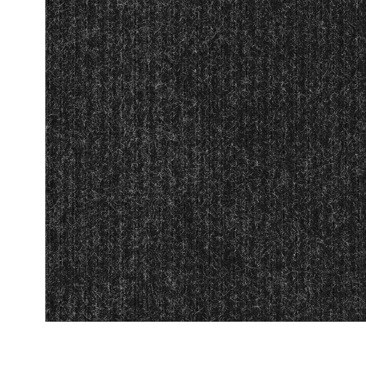 Ottomanson Mud Mat 2' x 3' Entryway Rug - Non-Slip Scraper Doormat for Muddy Paws, Dirt Trapping Indoor/Outdoor Mat for High-Traffic Areas, Kitchen, Garage, Patio, Black