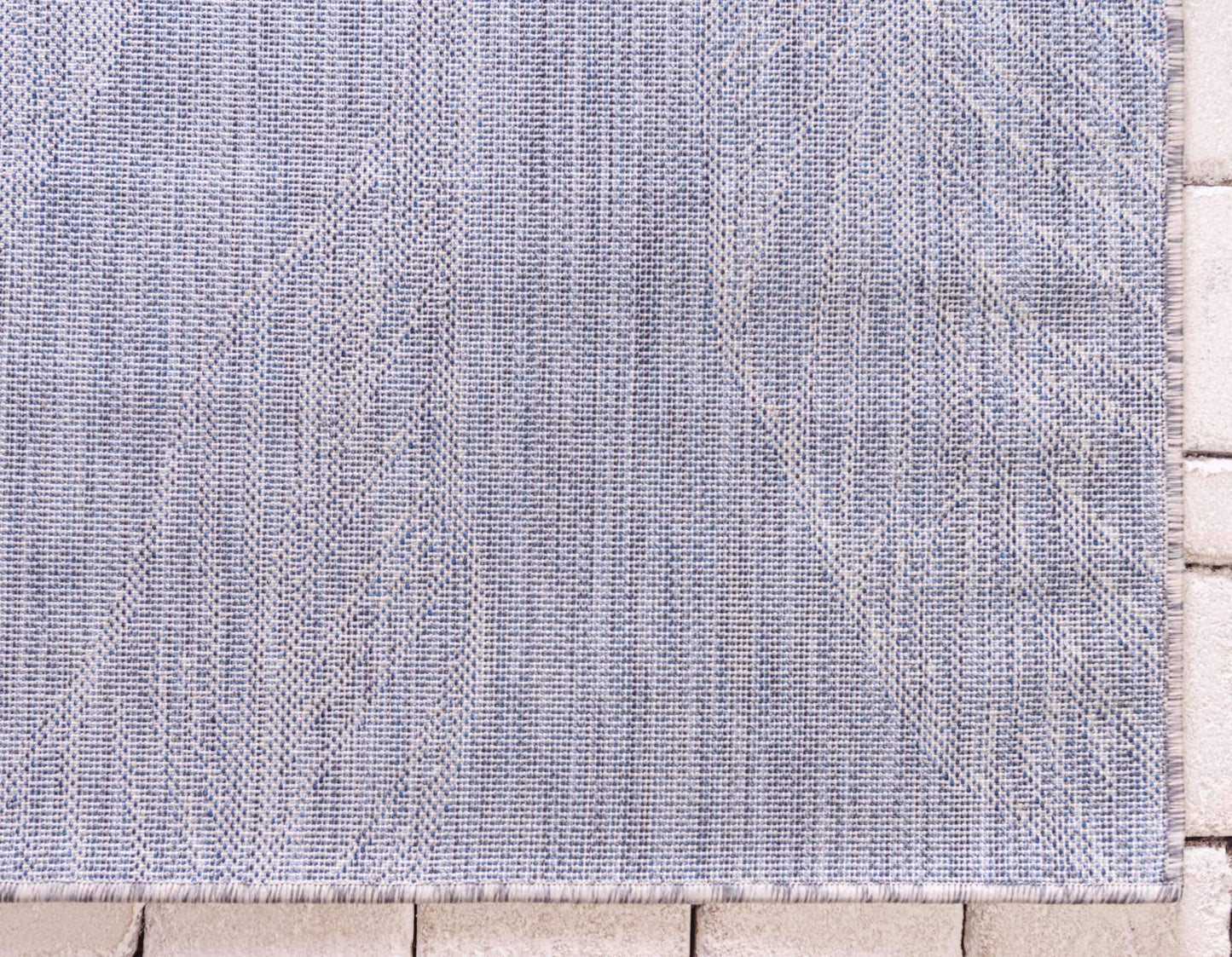 Unique Loom Outdoor Botanical Collection Area Rug - Leaf (2' x 6' 1" Runner, Light Gray/ Ivory)