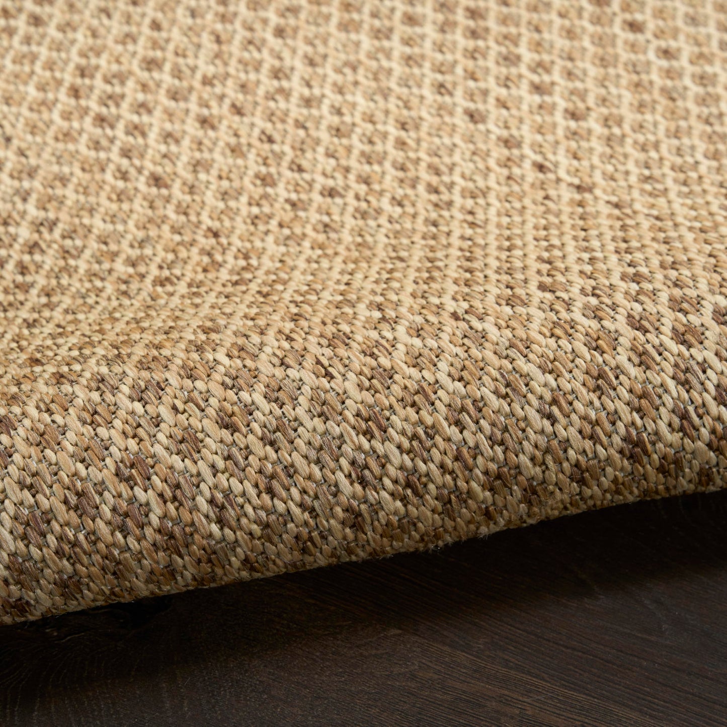 Nourison Home Courtyard Jute 5' x 7' Area Rug - Easy Clean, Non Shedding, Bed Room, Living Room, Dining Room, Kitchen (5' x 7')
