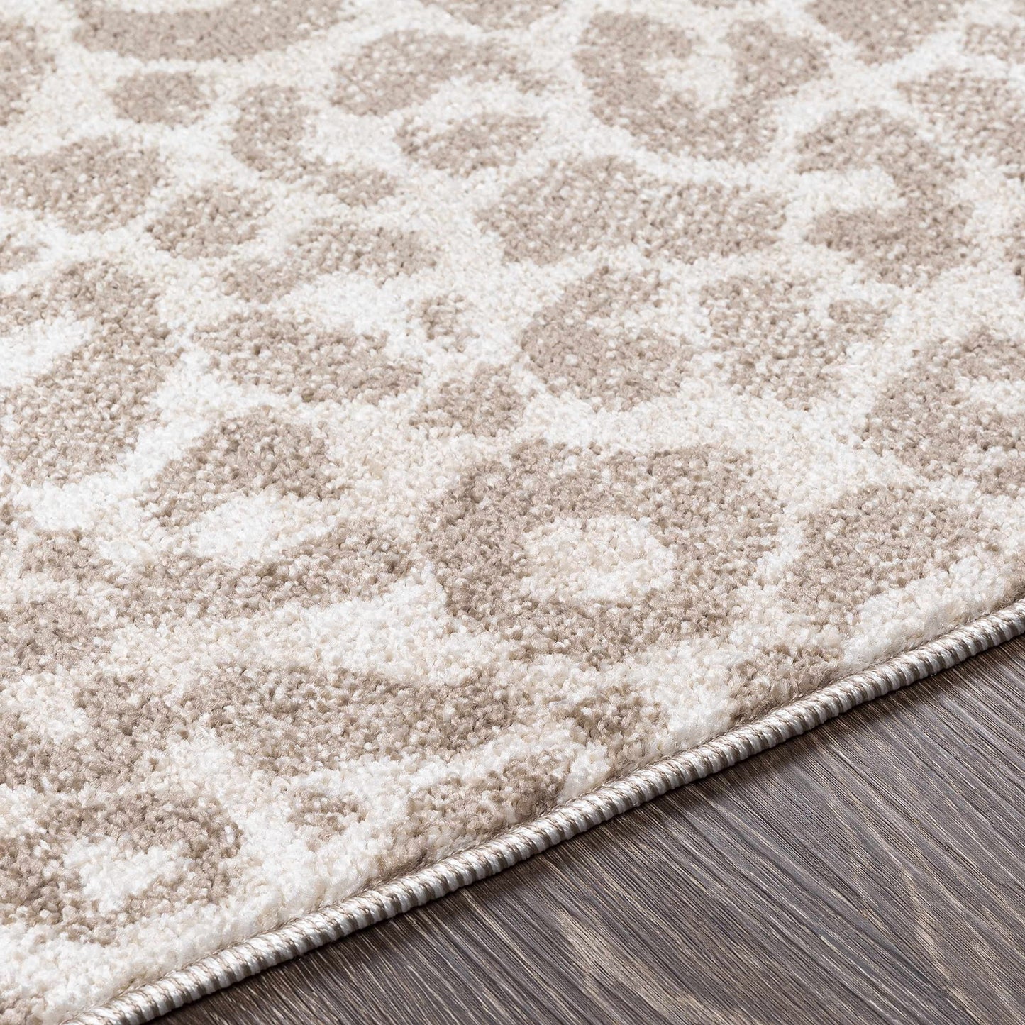 Hauteloom Safari Modern Animal Print Area Rug for Living Room, Bedroom, Dining Room - Bohemain Leopard Print Carpet - Tan, Terracota, Brown, Beige, Ivory - 5'3" x 7'3" (5x7)