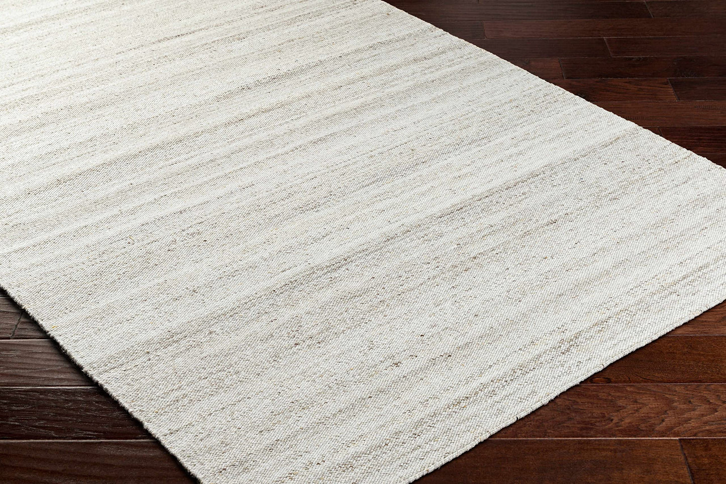 Hauteloom Amrit Recycled Material Living Room, Bedroom Area Rug - Contemporary - Light Gray, Cloud Gray, Multi Brown - 2' x 3'