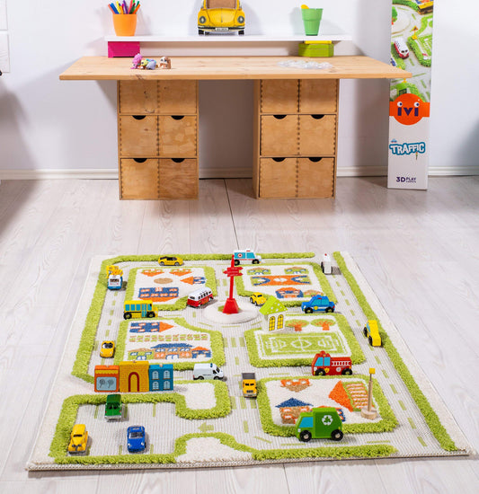 IVI Traffic Collection (Traffic Green, (Small) 44.5" L x 31.5" W)