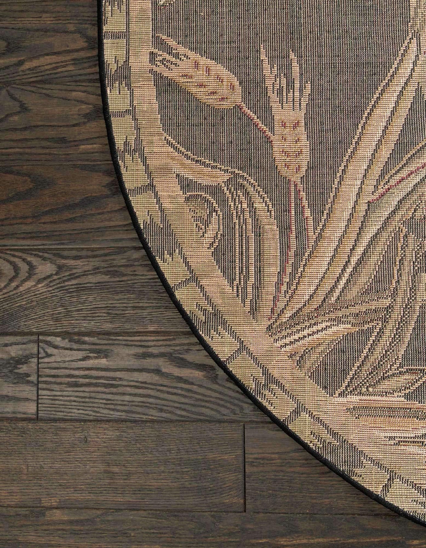 Unique Loom Barnyard Collection Area Rug - Farm (3' 3" x 5' 3" Oval, Black/ Cream)