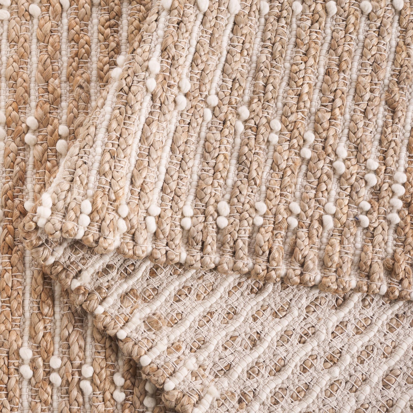 SAFAVIEH Natural Fiber Collection Area Rug - 4' x 6', Natural & Ivory, Rustic Farmhouse Style, Handmade Jute, Ideal for The Living Room, Bedroom, Dining Room (NF877A-4)