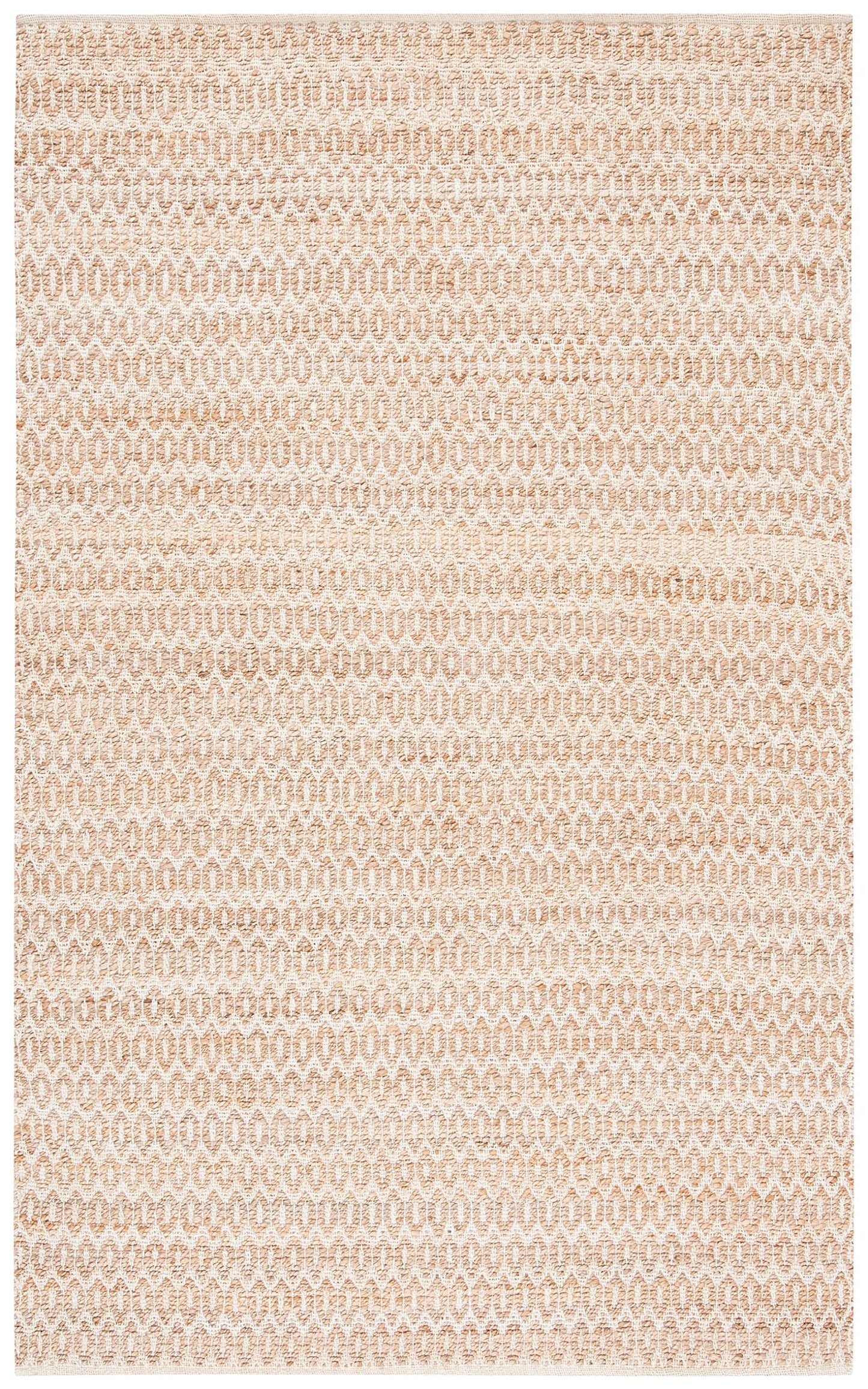 SAFAVIEH Natural Fiber Collection Accent Rug - 4' x 6', Natural, Hemp Design, Easy Care, Ideal for High Traffic Areas in Entryway, Living Room, Bedroom (NFB701A)