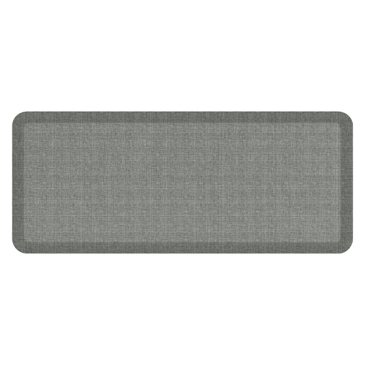 NewLife by GelPro Ergo-Foam Cushioned Anti-Fatigue Standing Kitchen Floor Mat, Padded Stain-Resistant, Waterproof, Non-Slip Comfort Padded Desk/Office Mat - 20" x 48", Tweed Grey Goose