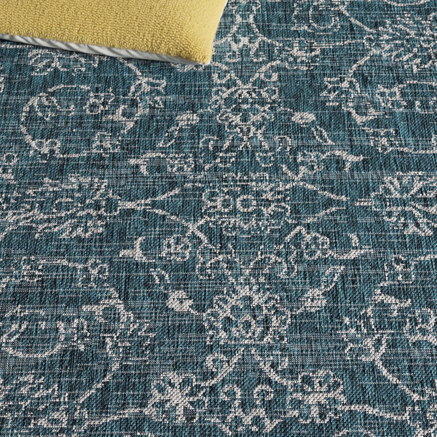 SAFAVIEH Courtyard Collection 8' x 10' Turquoise CY8680 Indoor/ Outside Waterproof Easy cleansingPatio Backyard Mudroom Area Mat