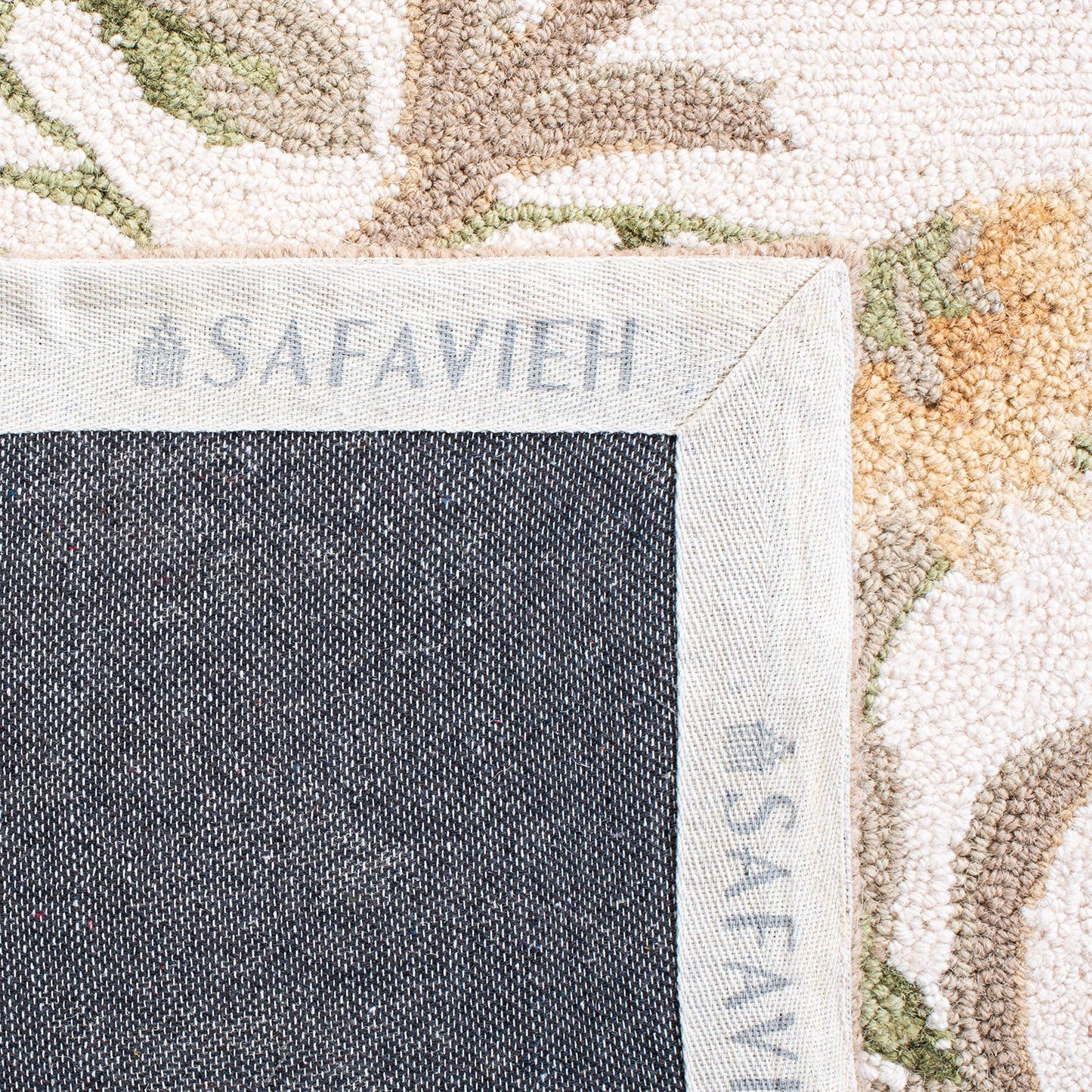 SAFAVIEH Chelsea Collection Area Rug - 10' x 14', Ivory, Hand-Hooked French Country Wool, Ideal for High Traffic Areas in Living Room, Bedroom (HK248A)