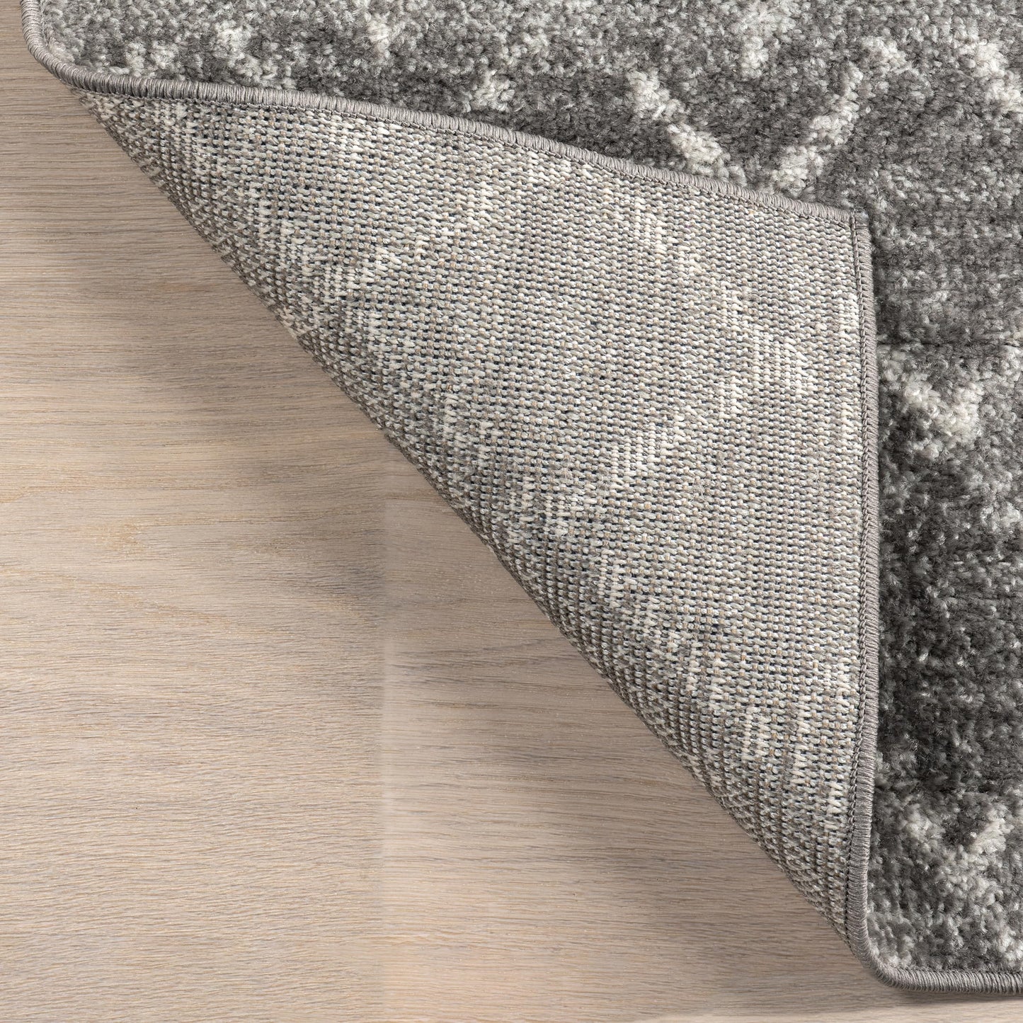 nuLOOM Oval 3x5 Moroccan Blythe Area Rug, Dark Grey, Faded Bohemian Design, Stain Resistant, For Bedroom, Dining Room, Living Room, Hallway, Office, Kitchen, Entryway
