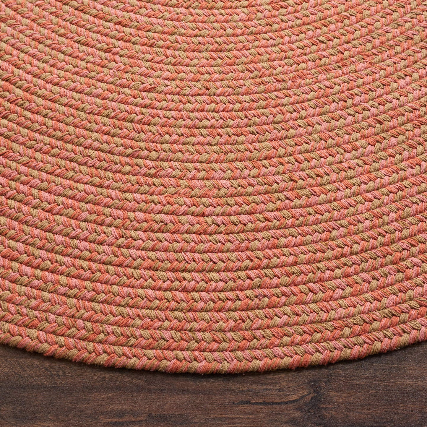 SAFAVIEH Braided Collection Area Rug - 8' x 10' Oval, Multi, Handmade Country Cottage Reversible Cotton, Ideal for High Traffic Areas in Living Room, Bedroom (BRD168A)