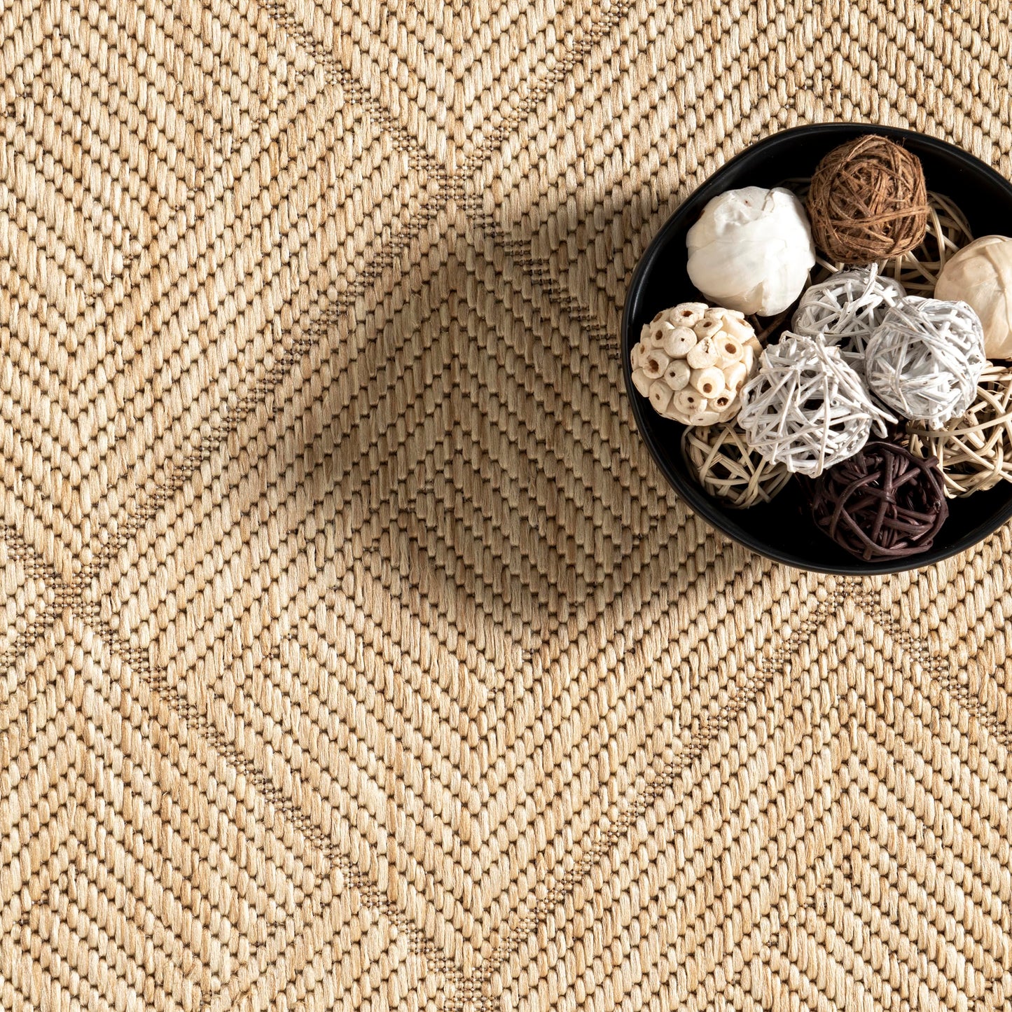 Nuloom Outdoor Performance Ray Brown/Ivory, 3'6" x 5', Solid, Soft and Textured, High Traffic, Stain Resistant, Easy Clean, Durable Area Rug for Indoor/Outdoor Patio, Deck, Porch, Garden, Courtyard
