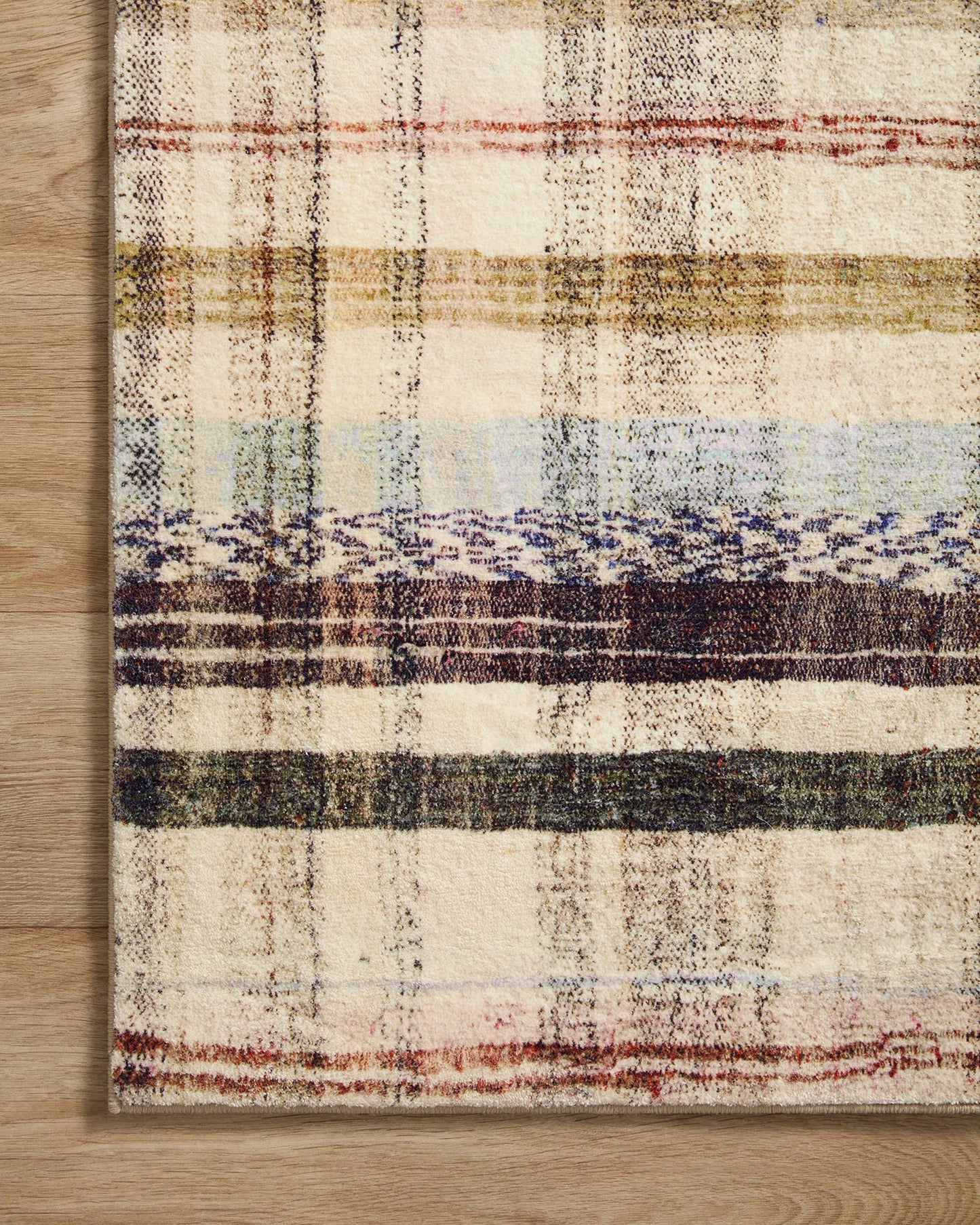 Loloi Chris Loves Julia Humphrey Collection HUM-02 Ivory/Multi 5'-0'' x 7'-0'' .38" Pile Height, Area Rug feat. CloudPile