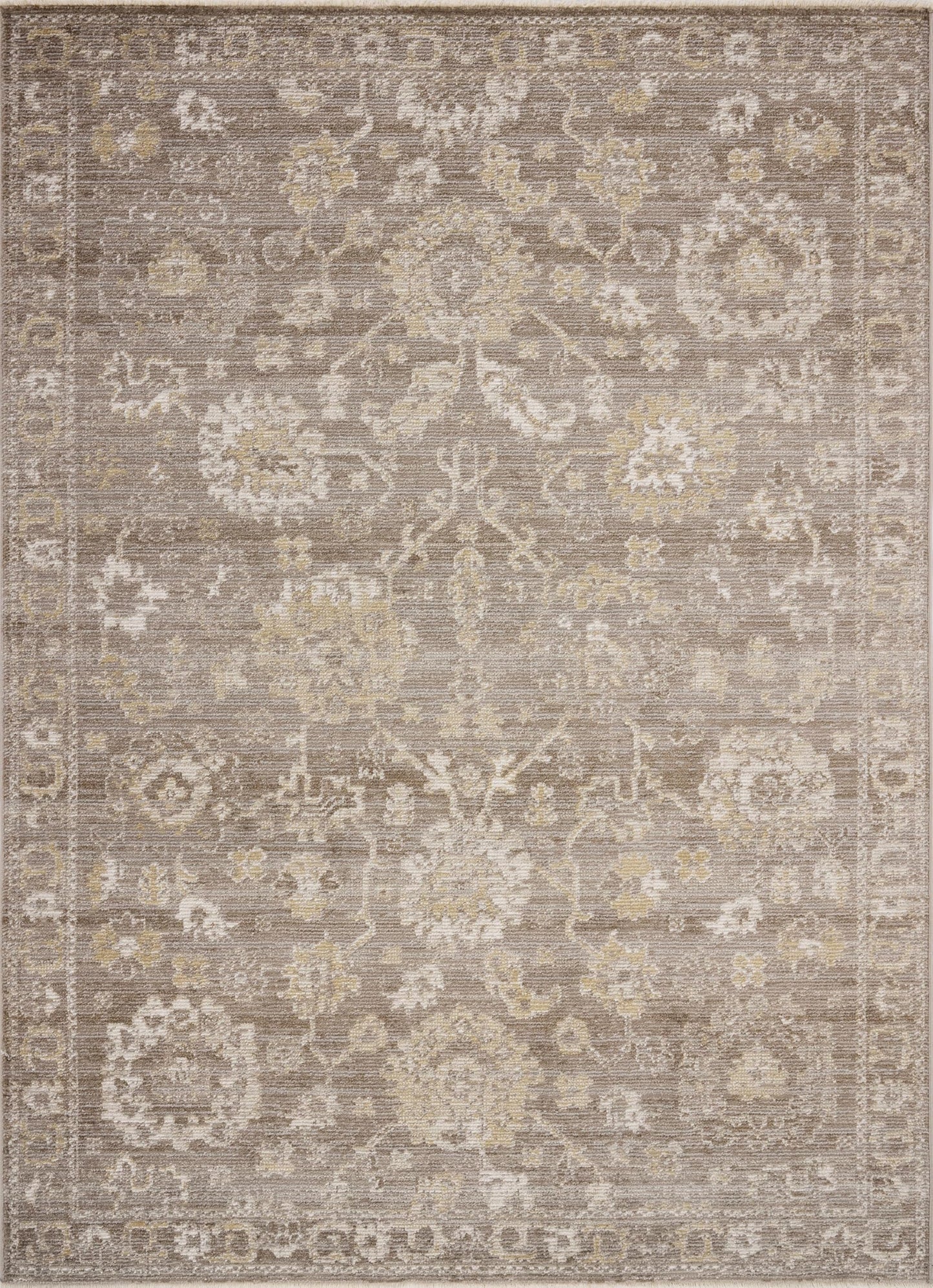 Loloi Magnolia Home by Joanna Gaines Pace Collection PAC-03 Taupe/Wheat 7'-10" x 10' Area Rug