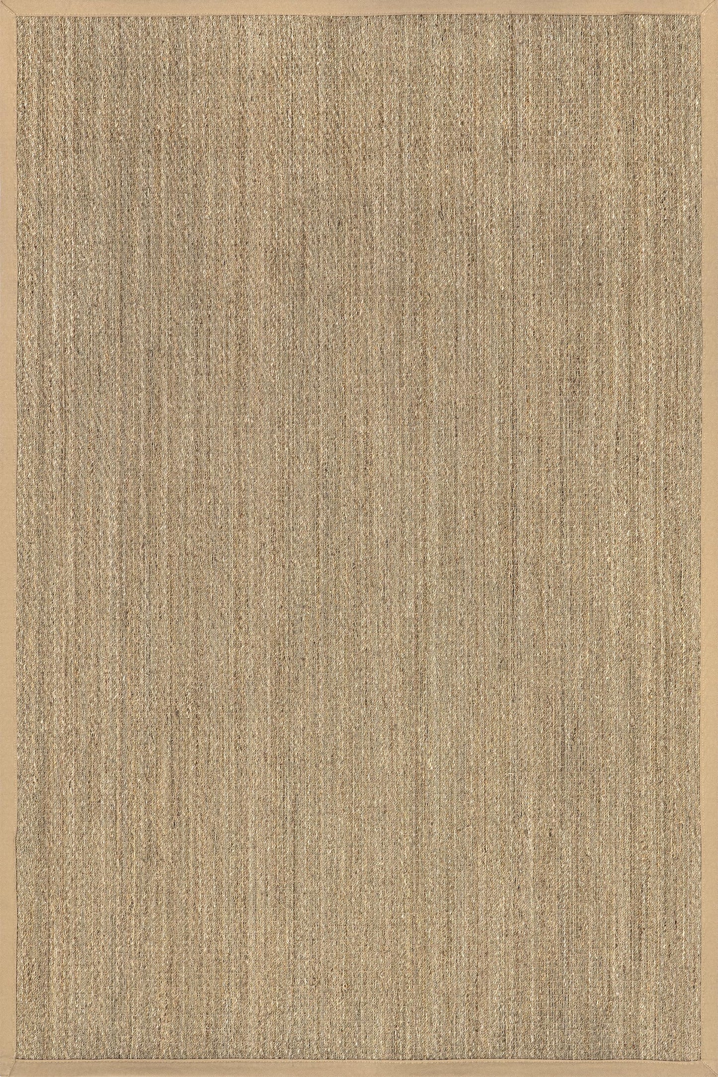 nuLOOM 5x8 Elijah Seagrass Area Rug, Beige, Solid Farmhouse Style, Cotton Bordered, Basketweave, Natural Fiber, For Bedroom, Dining Room, Living Room, Hallway, Office, Kitchen, Entryway