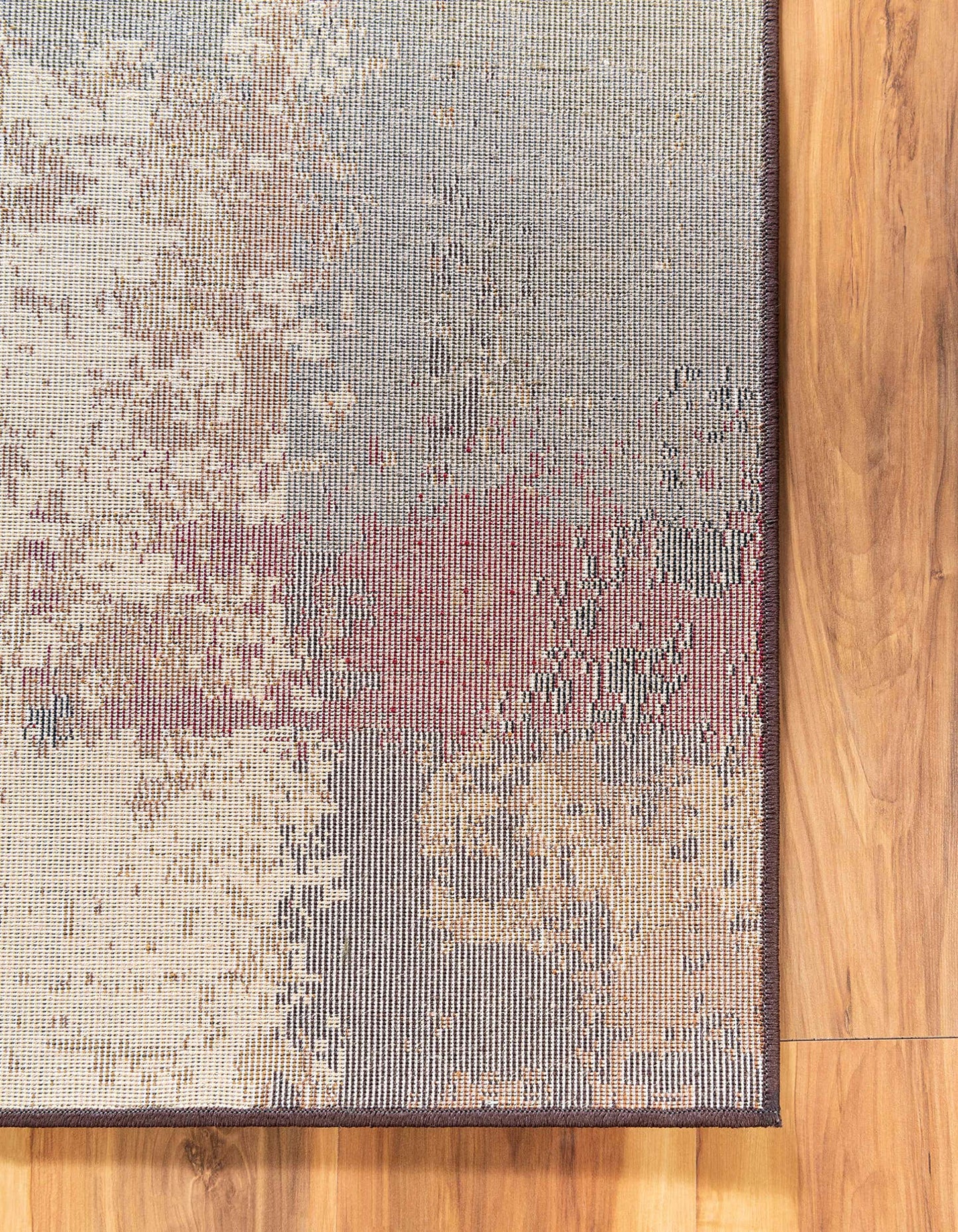 Unique Loom Barista Collection Area Rug - Catuai (7' 1" x 10' Rectangle, Multi/ Brown)