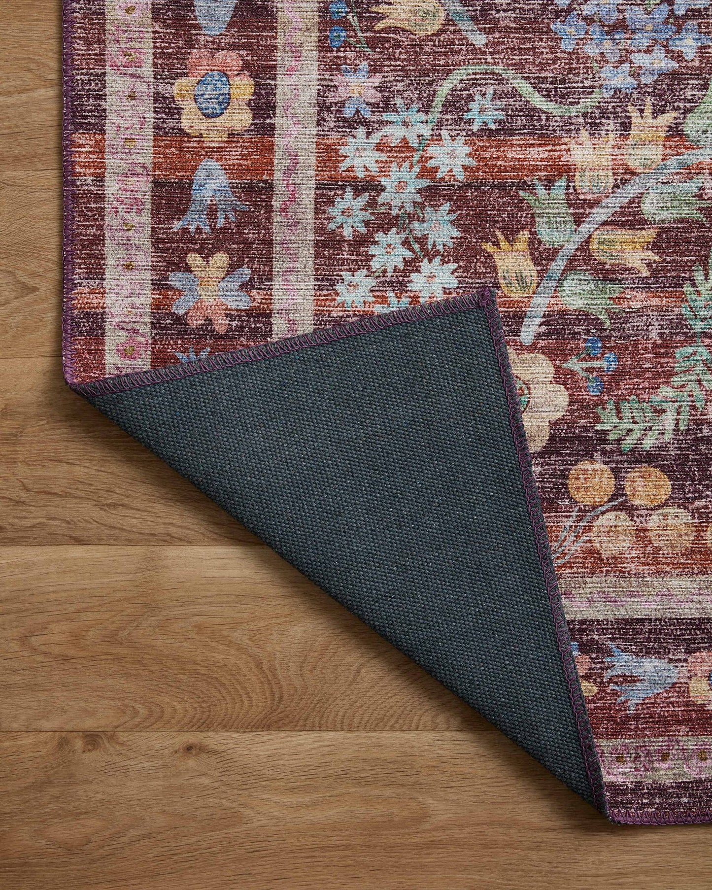 Loloi Rifle Paper Co. Maison Collection MAO-06 Red 7'-6" x 9'-6", .19" Pile Height, Area Rug